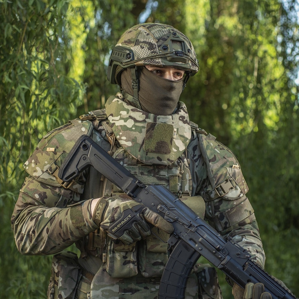 Kołnierz ochronny M-Tac Elite Gen.II na wkłady balistyczne - MultiCam