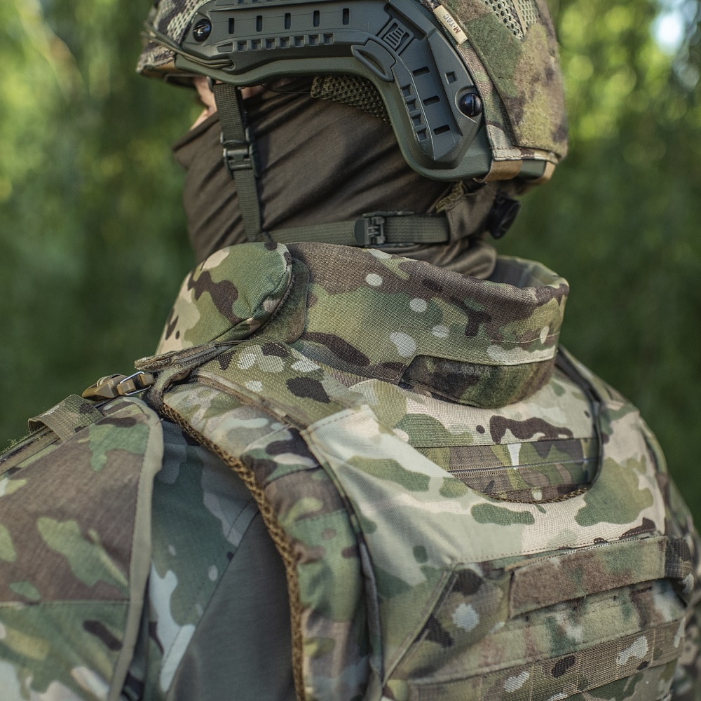 Kołnierz ochronny M-Tac Elite Gen.II na wkłady balistyczne - MultiCam