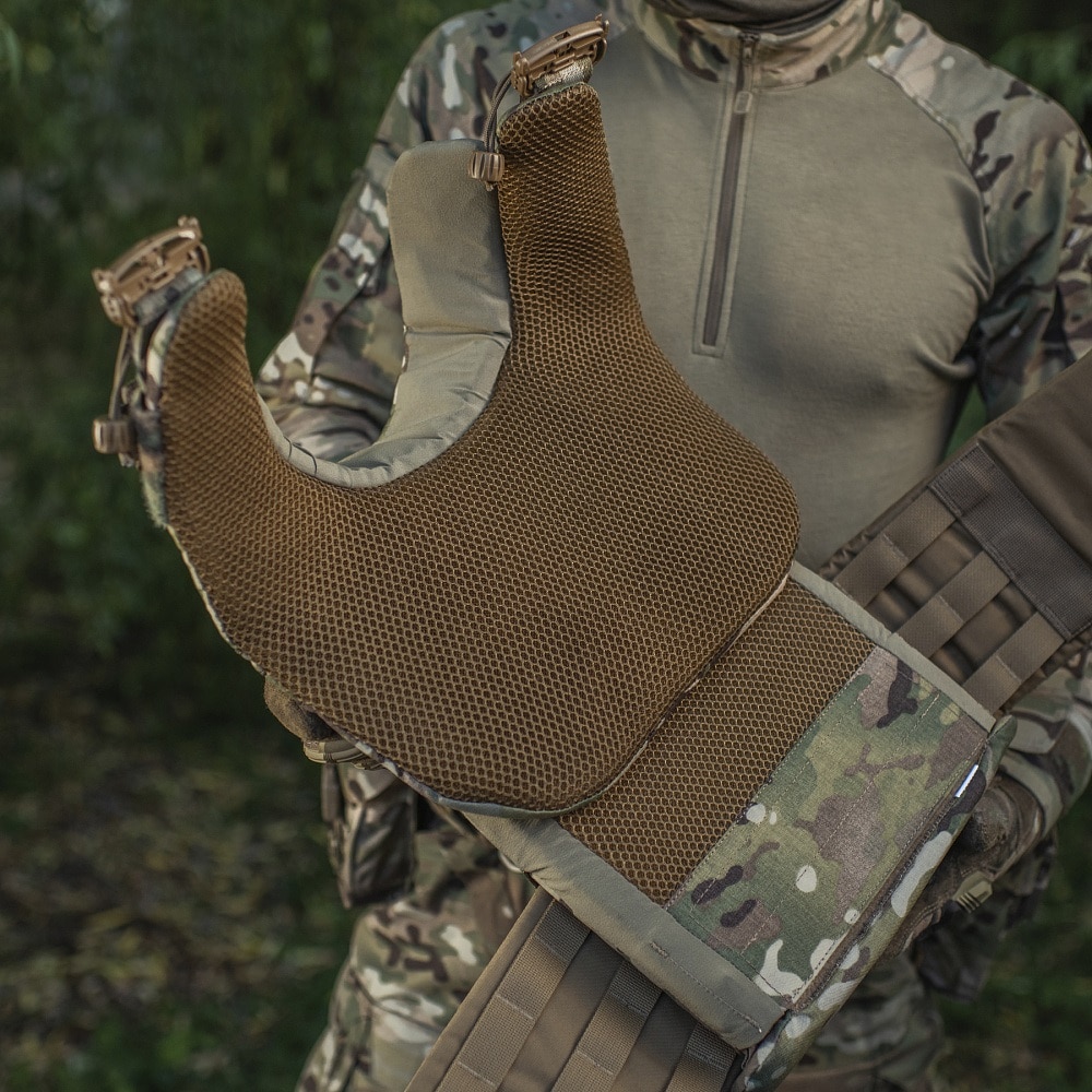 Kołnierz ochronny M-Tac Elite Gen.II na wkłady balistyczne - MultiCam