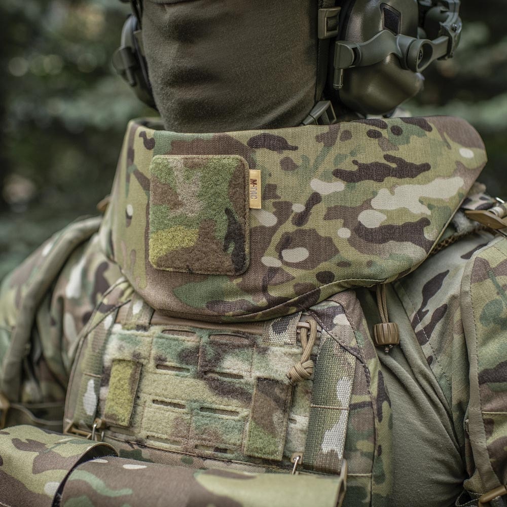 Kołnierz ochronny M-Tac Elite na wkłady balistyczne - MultiCam
