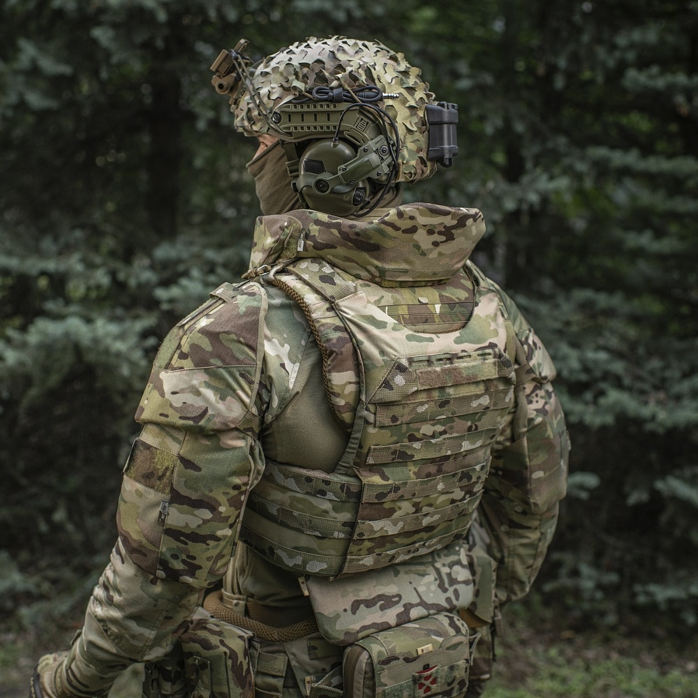 Kołnierz ochronny M-Tac Elite na wkłady balistyczne - MultiCam