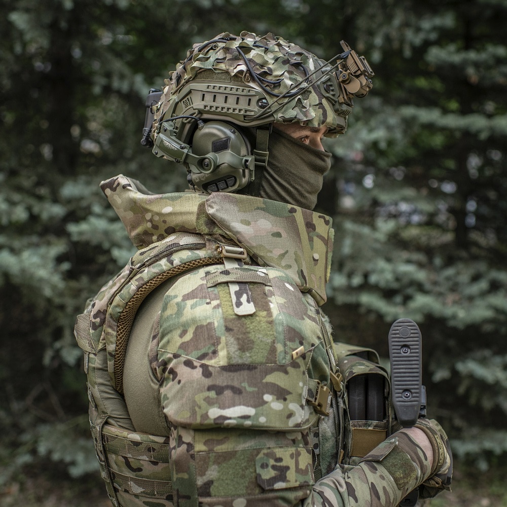 Kołnierz ochronny M-Tac Elite na wkłady balistyczne - MultiCam