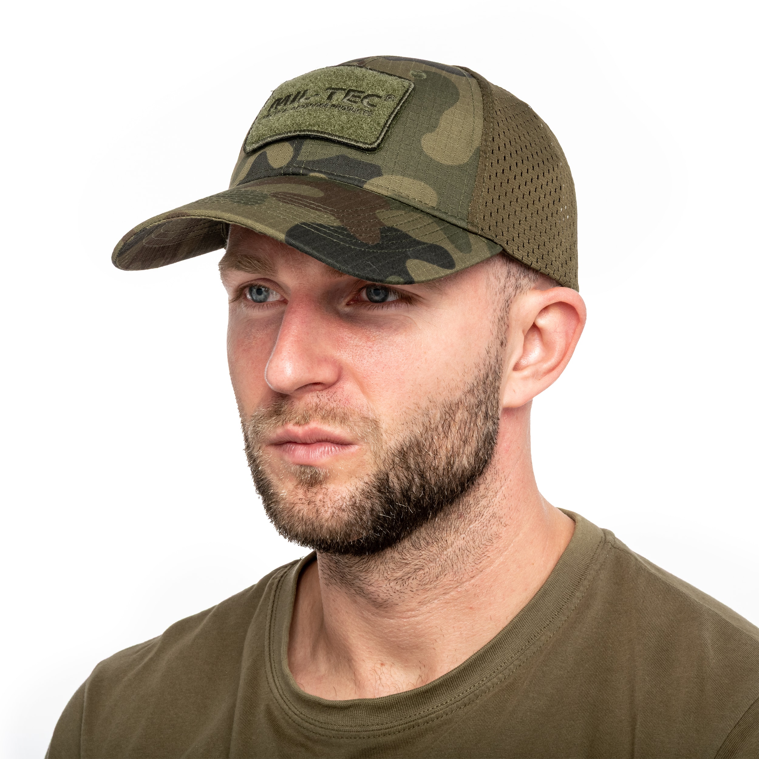 Czapka z daszkiem Mil-Tec Net Baseball Cap - wz.93 Pantera PL Woodland