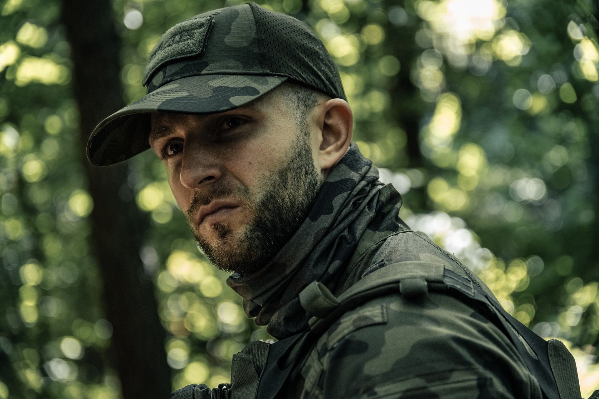 Czapka z daszkiem Mil-Tec Net Baseball Cap - wz.93 Pantera PL Woodland