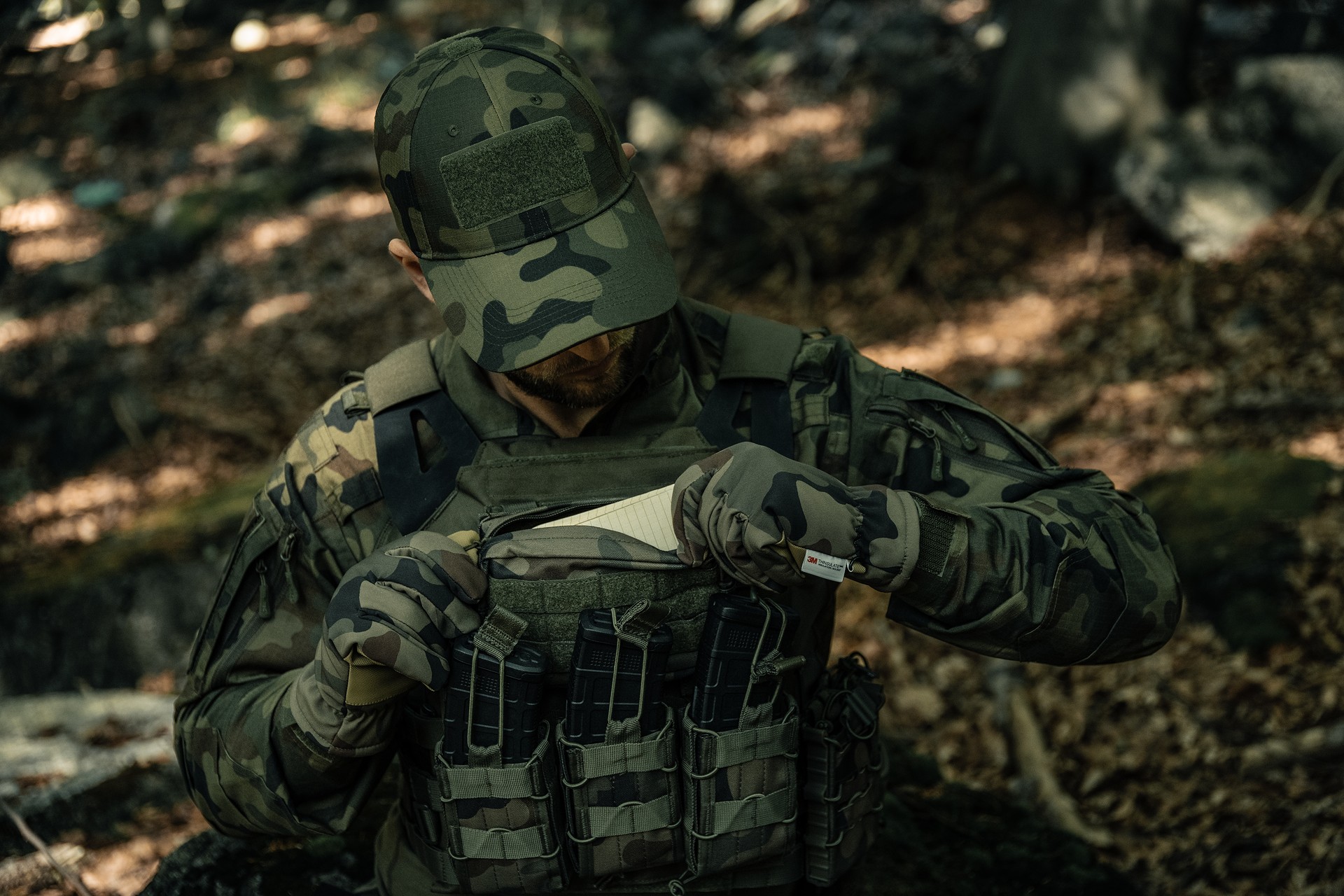 Бейсболка Mil-Tec Tactical Baseball Cap - wz.93 Pantera PL Woodland