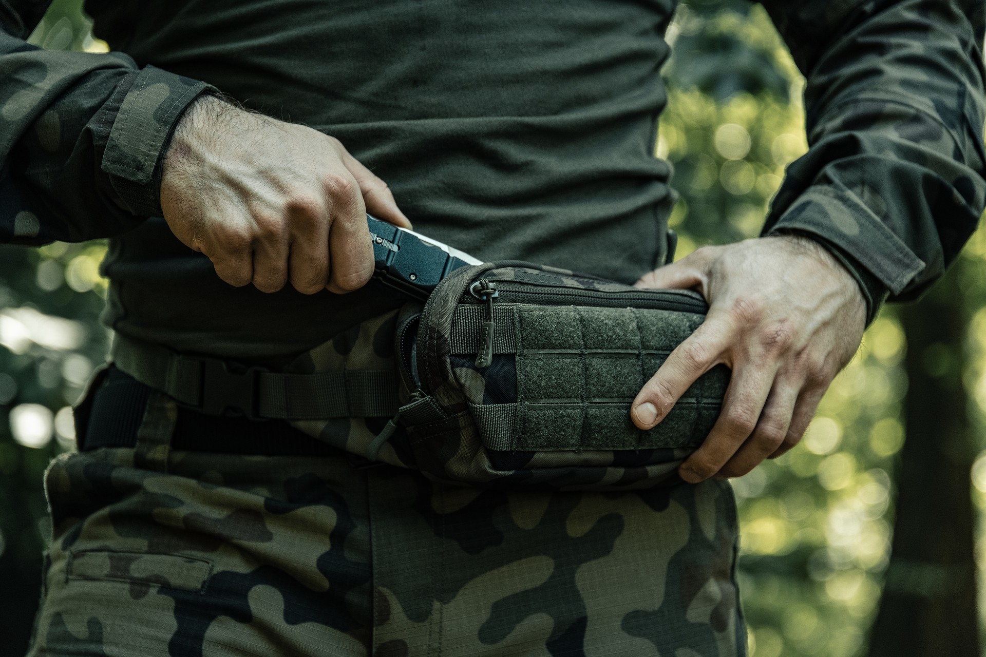 Nerka Mil-Tec Fanny Pack MOLLE - wz.93 Pantera PL Woodland
