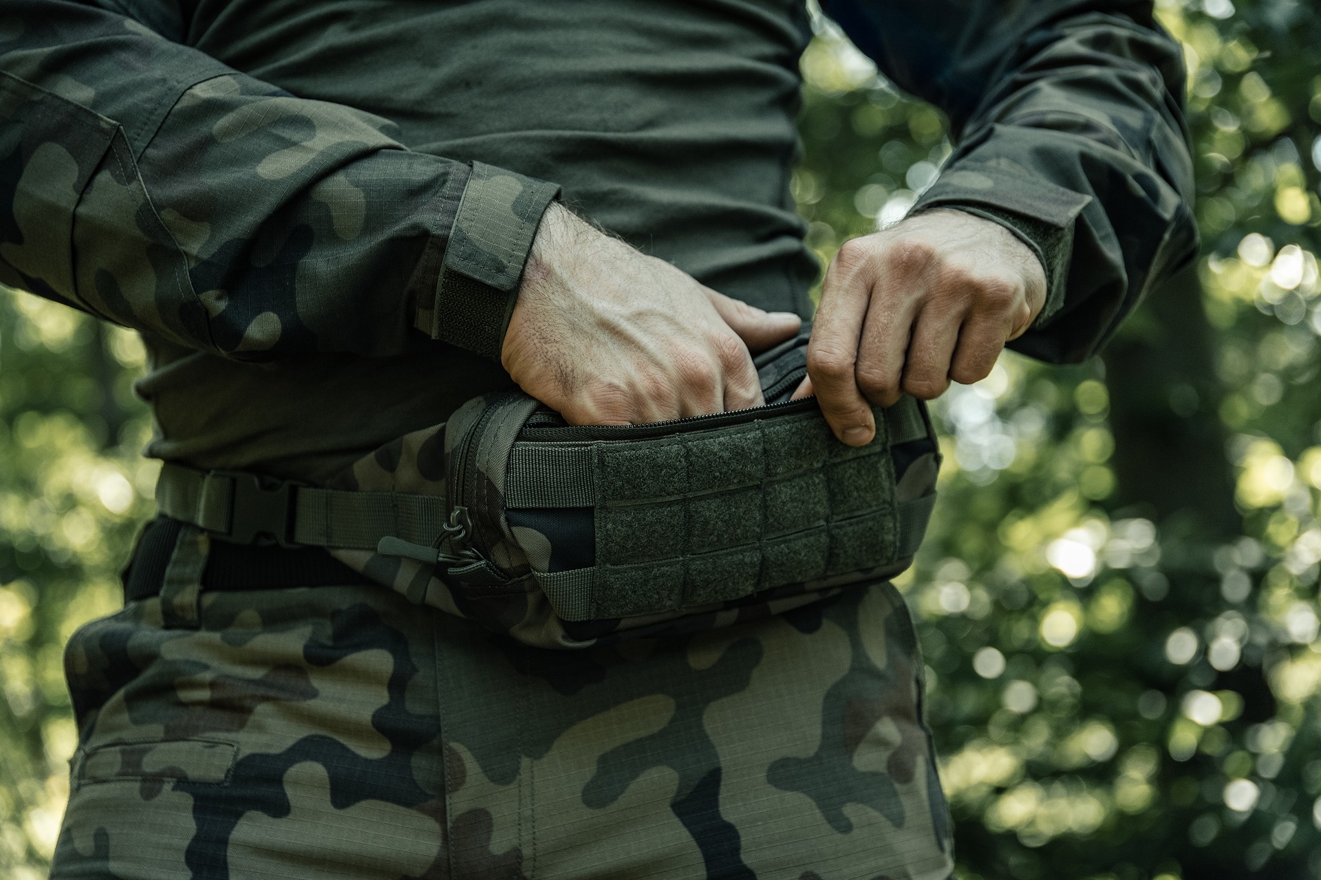Nerka Mil-Tec Fanny Pack MOLLE - wz.93 Pantera PL Woodland