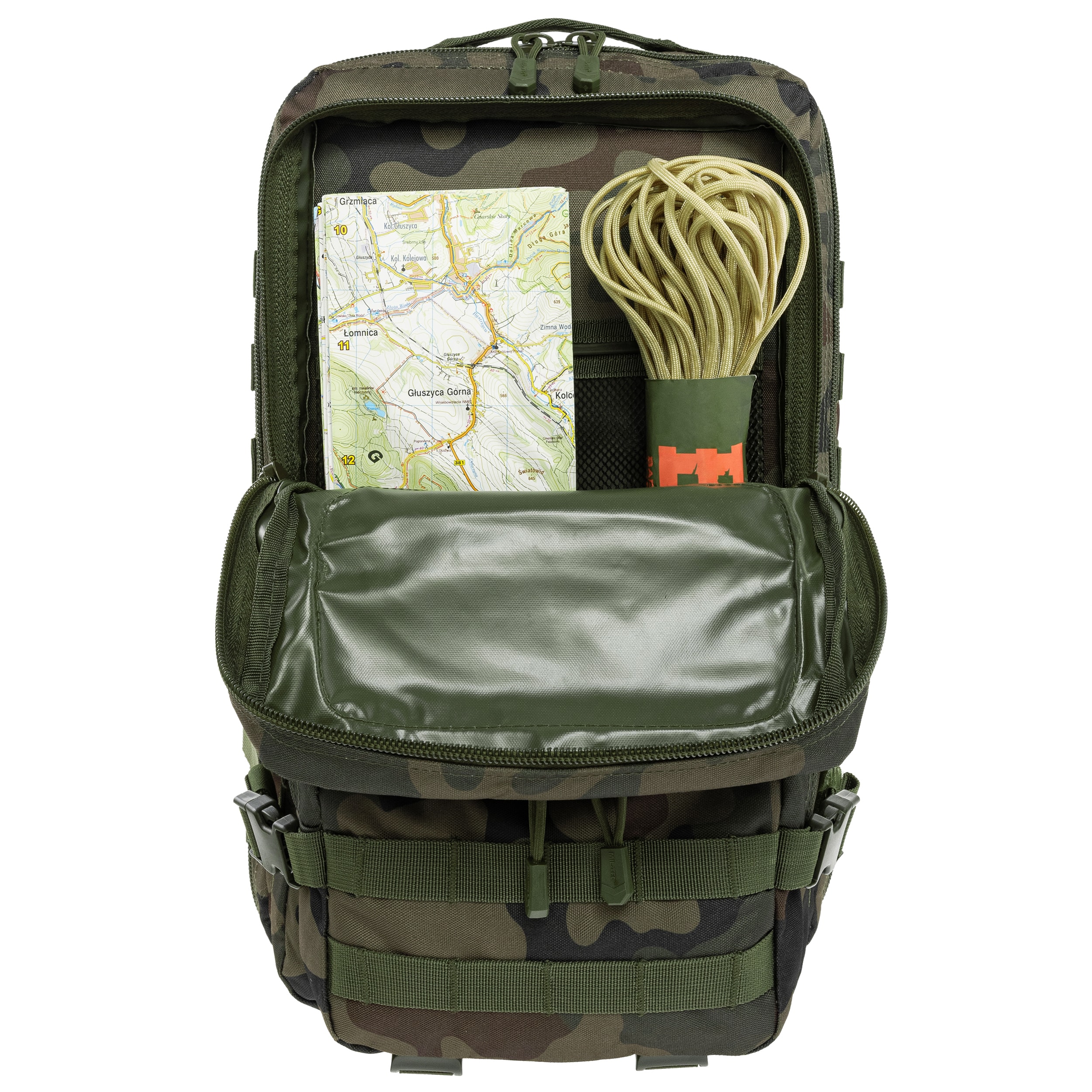Plecak Mil-Tec Assault Pack Large 36 l - wz.93 Pantera PL Woodland