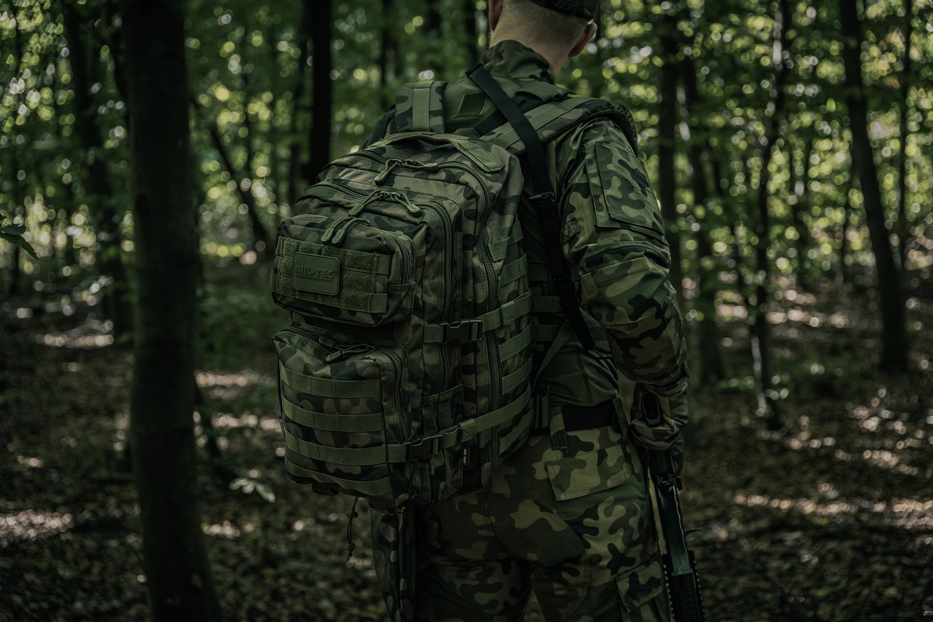 Рюкзак Mil-Tec Assault Pack Large 36 л - wz.93 Pantera PL Woodland