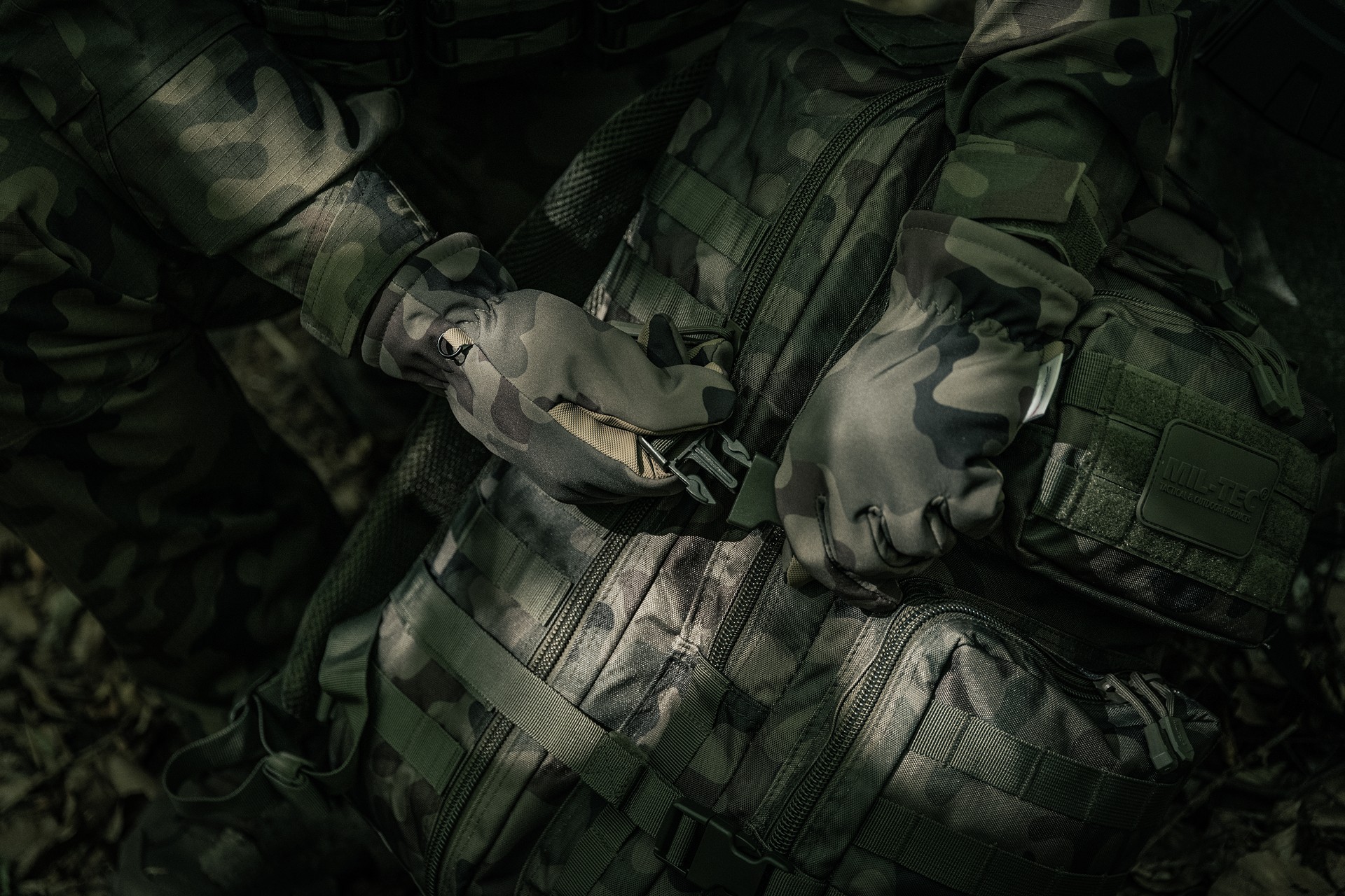 Рюкзак Mil-Tec Assault Pack Large 36 л - wz.93 Pantera PL Woodland