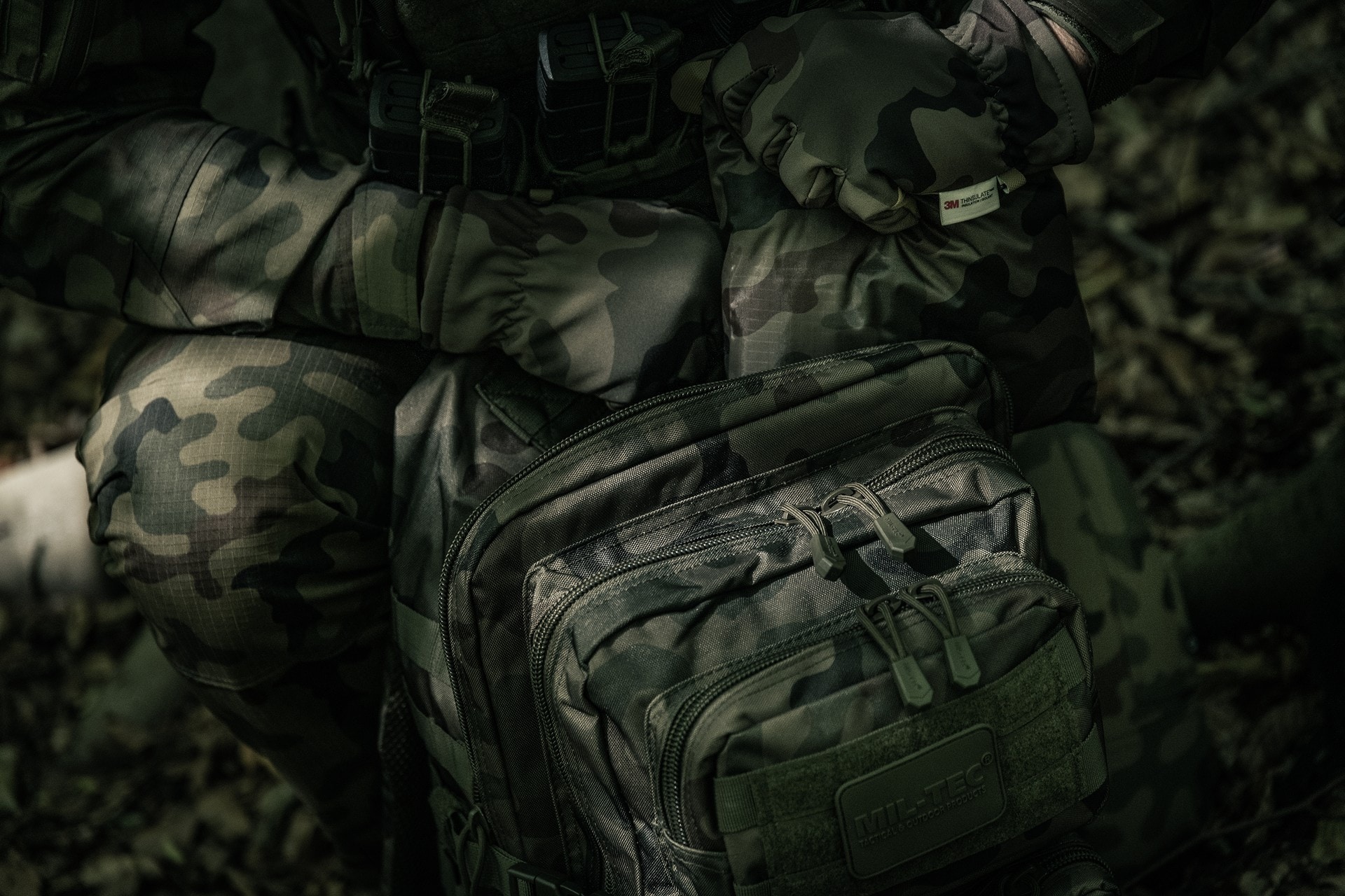 Рюкзак Mil-Tec Assault Pack Large 36 л - wz.93 Pantera PL Woodland