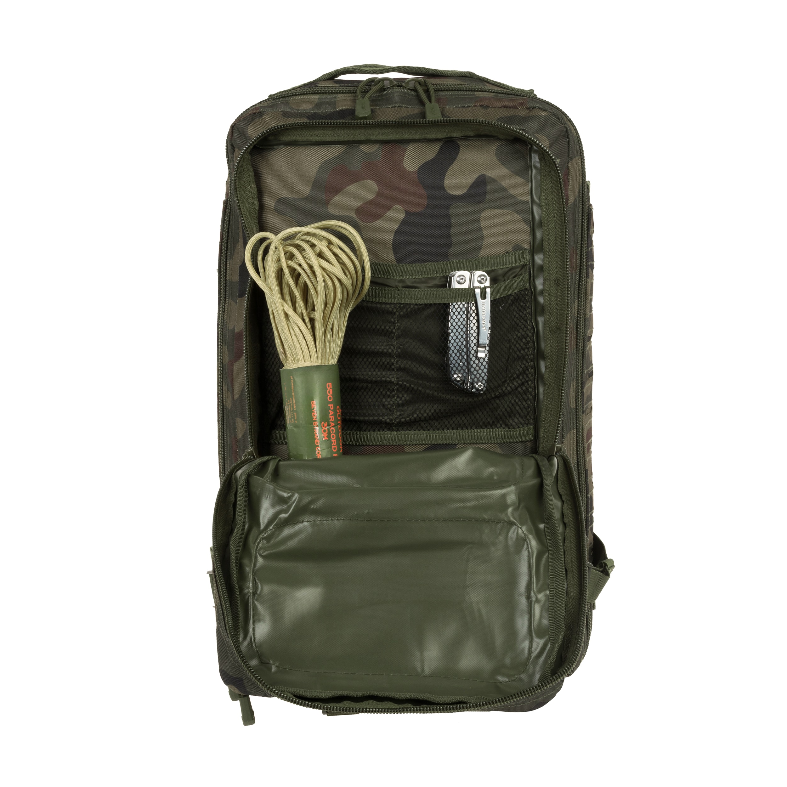 Plecak Mil-Tec Assault Pack Laser Cut Large 36 l - wz.93 Pantera PL Woodland