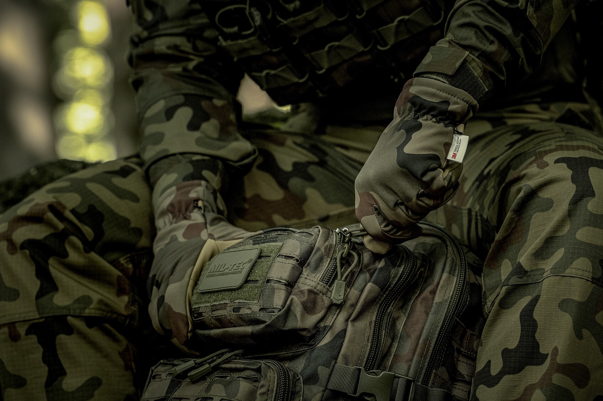 Plecak Mil-Tec Assault Pack Laser Cut Large 36 l - wz.93 Pantera PL Woodland