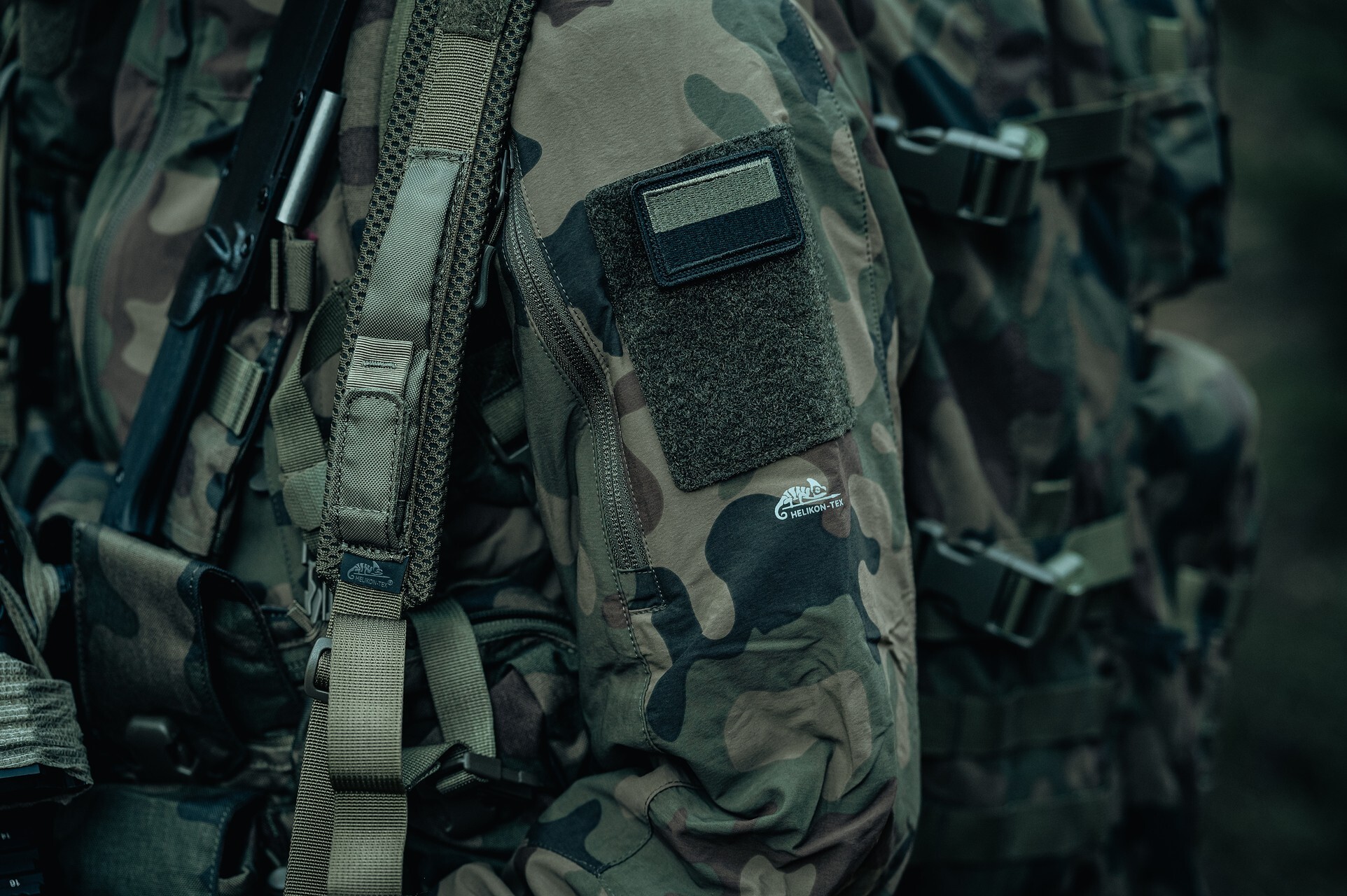 Naszywka Flaga Polski 56 x 38 mm Gaszona - 4 szt.