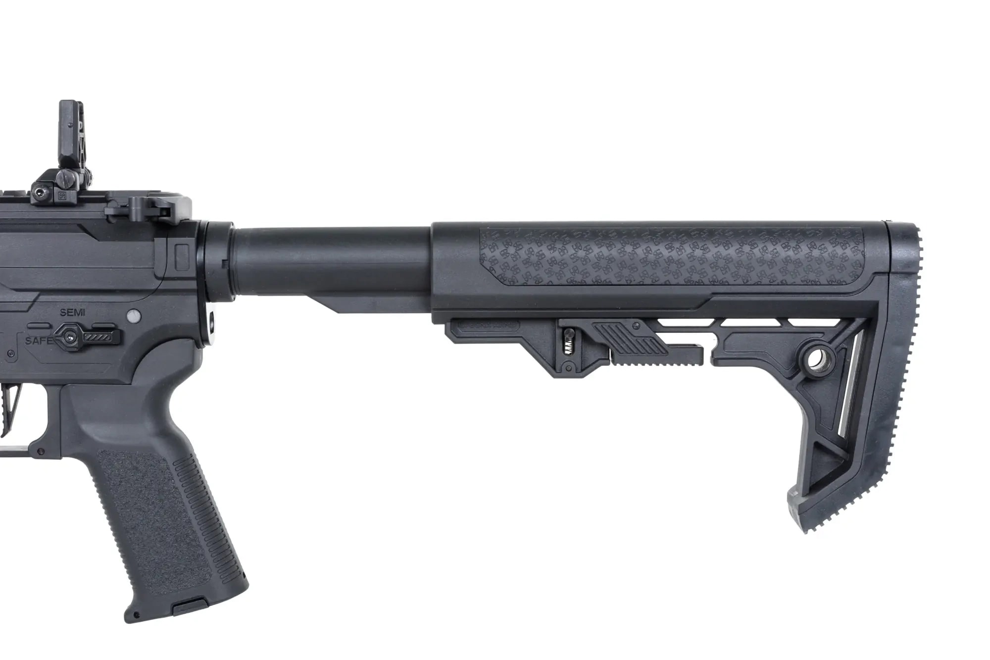 Karabinek szturmowy AEG Specna Arms SA-F04-RL Flex Light Ops Stock New Receiver HAL ETU Gen. 2 - Black