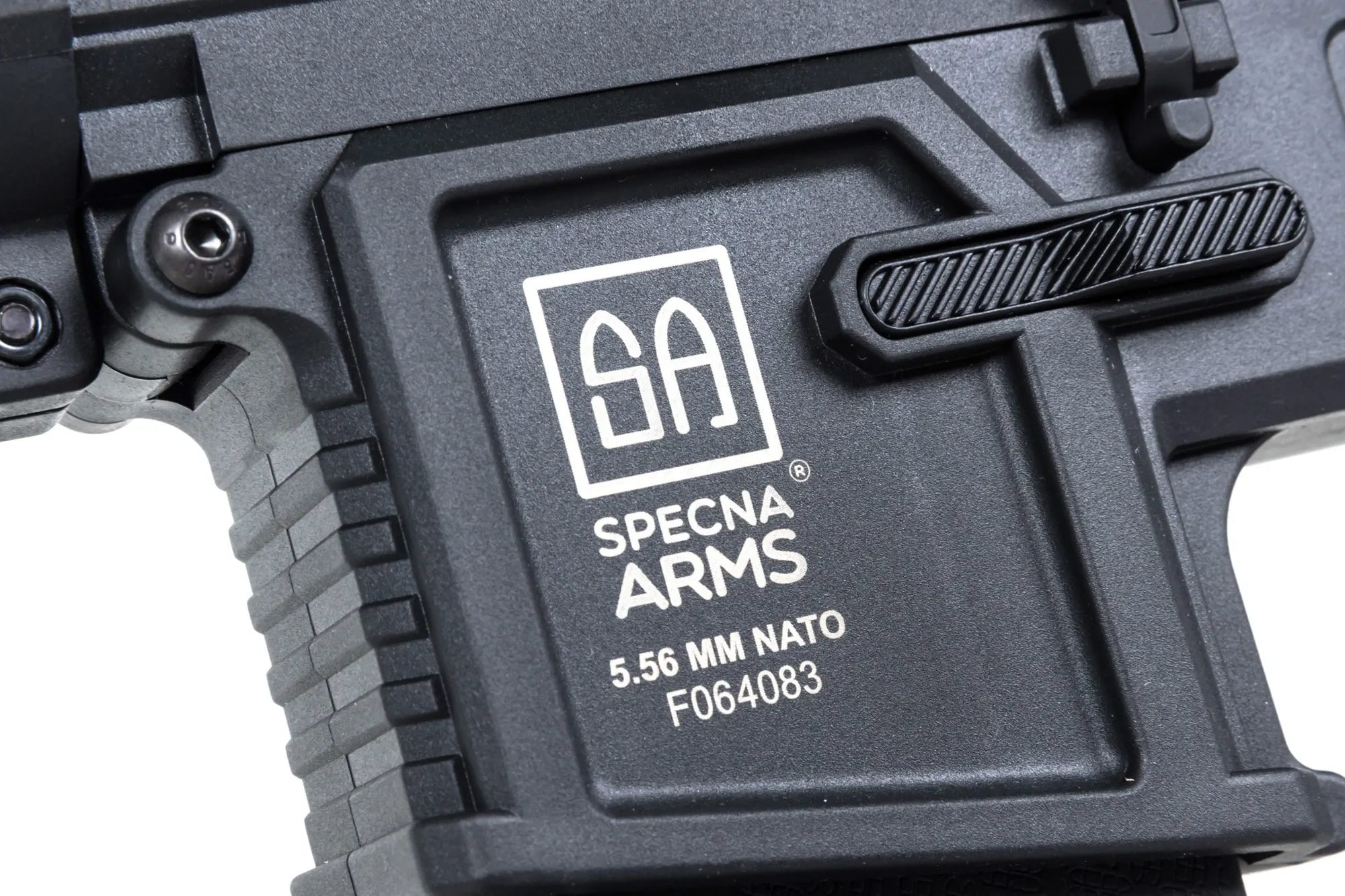 Karabinek szturmowy AEG Specna Arms SA-F04-RL Flex Light Ops Stock New Receiver HAL ETU Gen. 2 - Black