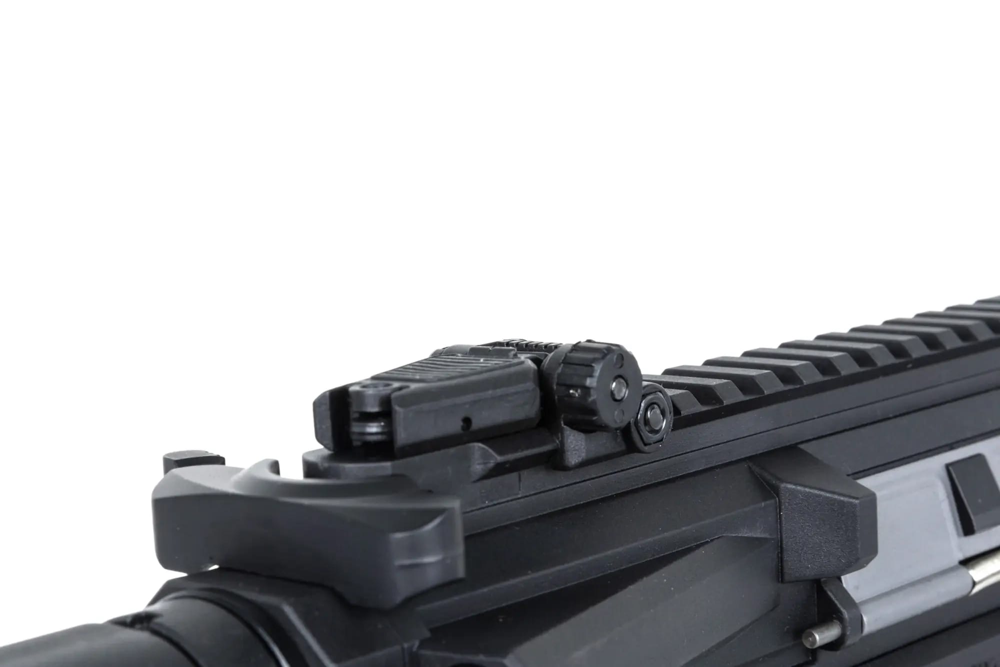 Karabinek szturmowy AEG Specna Arms SA-F04-RL Flex Light Ops Stock New Receiver HAL ETU Gen. 2 - Black