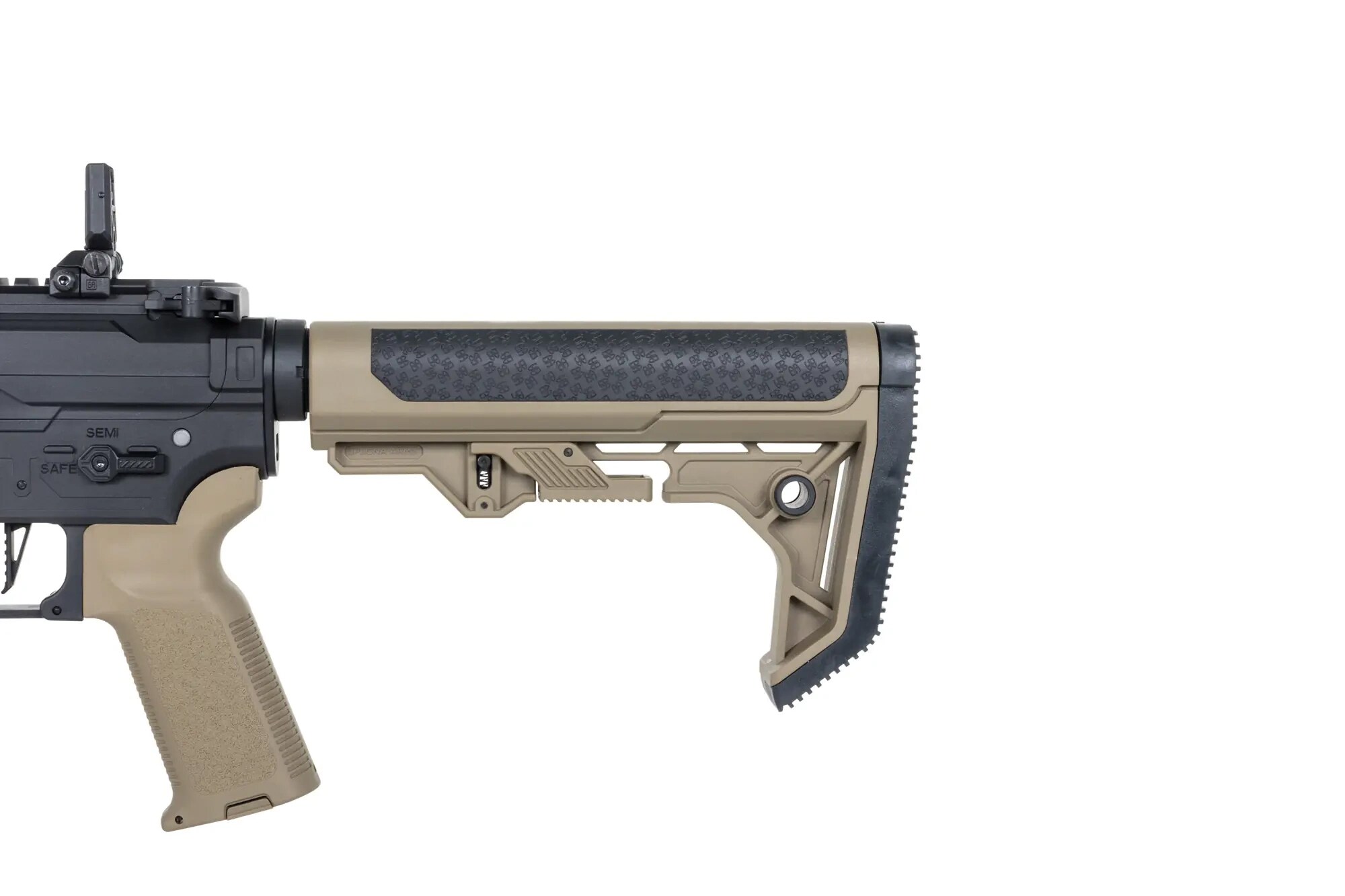 Karabinek szturmowy AEG Specna Arms SA-F04-RL Flex Light Ops Stock New Receiver HAL ETU Gen. 2 - Half-Tan