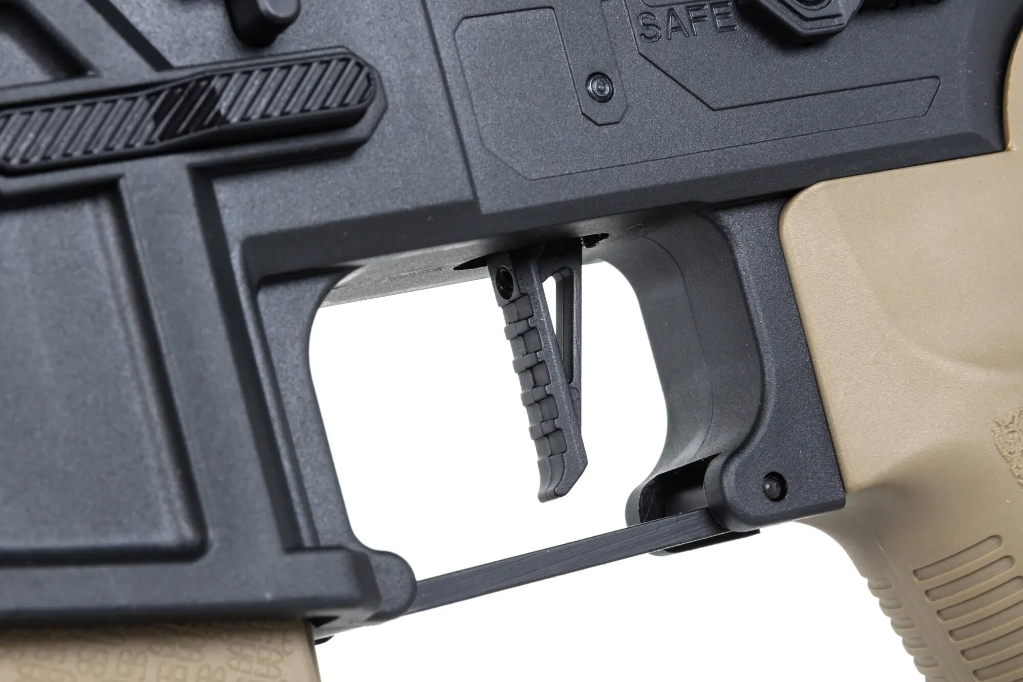 Karabinek szturmowy AEG Specna Arms SA-F04-RL Flex Light Ops Stock New Receiver HAL ETU Gen. 2 - Half-Tan