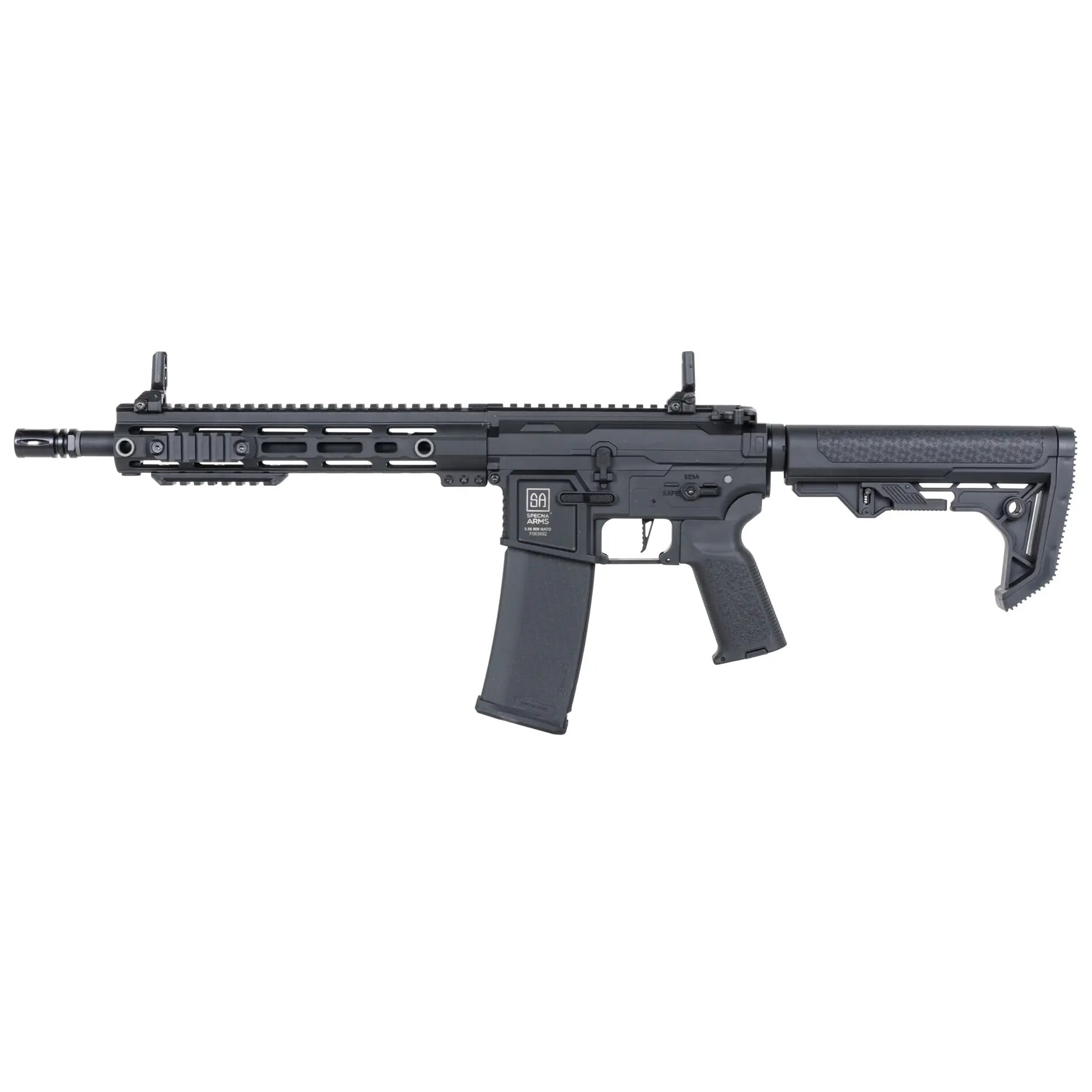 Karabinek szturmowy AEG Specna Arms SA-F05-RL Flex Light Ops Stock New Receiver HAL ETU Gen. 2 - Black