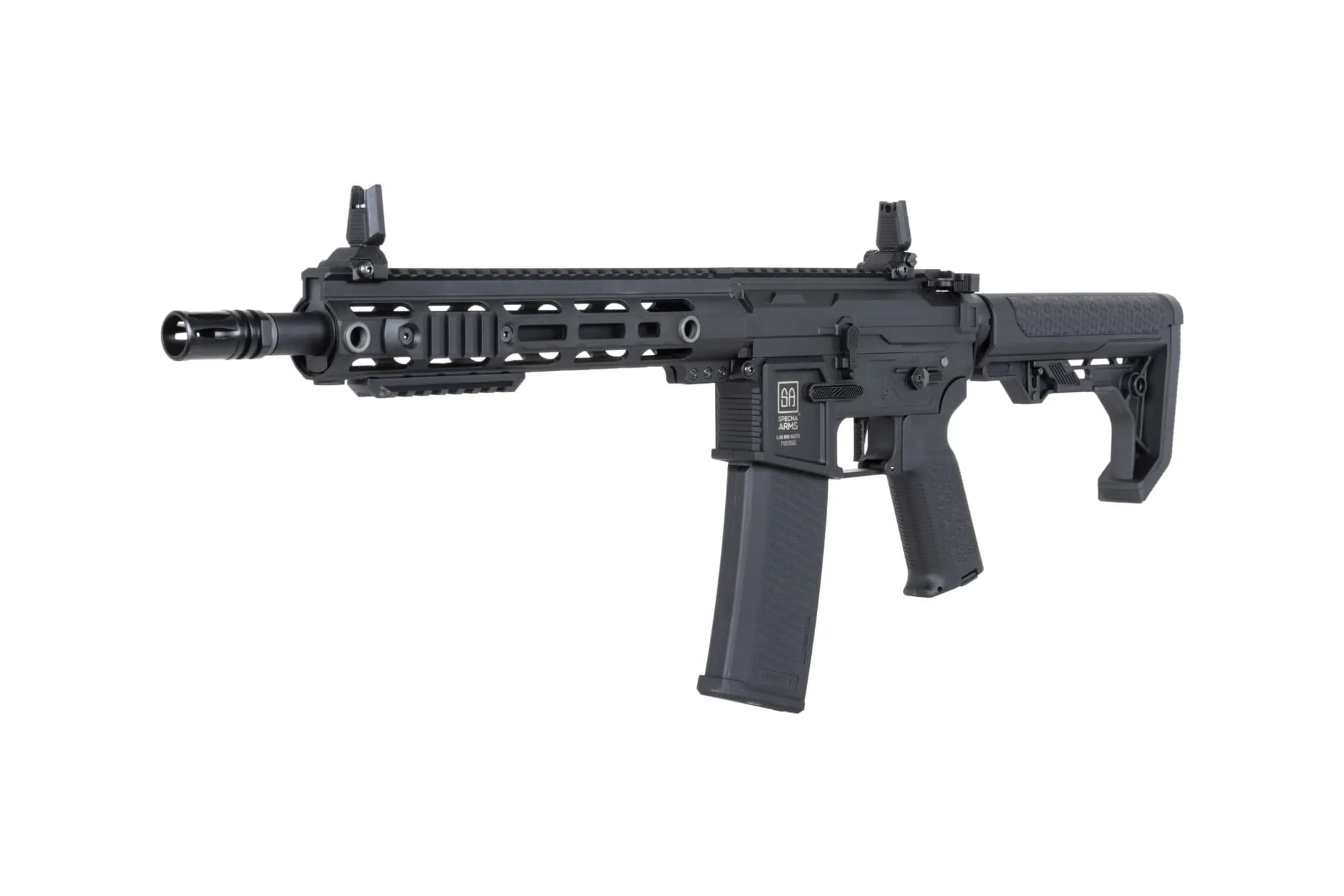 Karabinek szturmowy AEG Specna Arms SA-F05-RL Flex Light Ops Stock New Receiver HAL ETU Gen. 2 - Black
