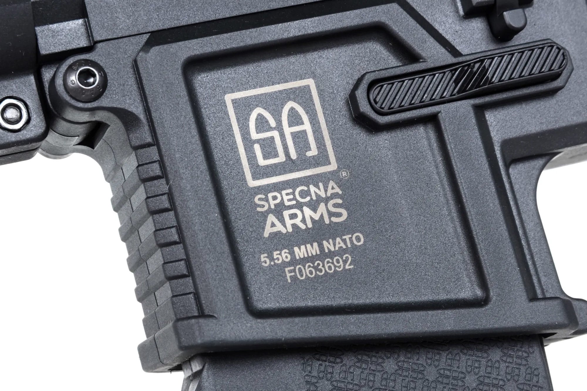 Karabinek szturmowy AEG Specna Arms SA-F05-RL Flex Light Ops Stock New Receiver HAL ETU Gen. 2 - Black
