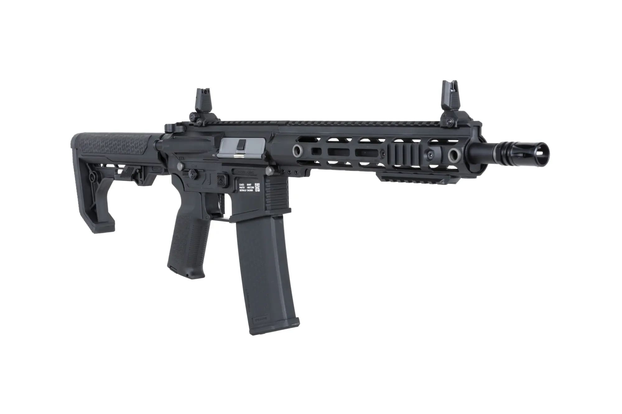 Karabinek szturmowy AEG Specna Arms SA-F05-RL Flex Light Ops Stock New Receiver HAL ETU Gen. 2 - Black