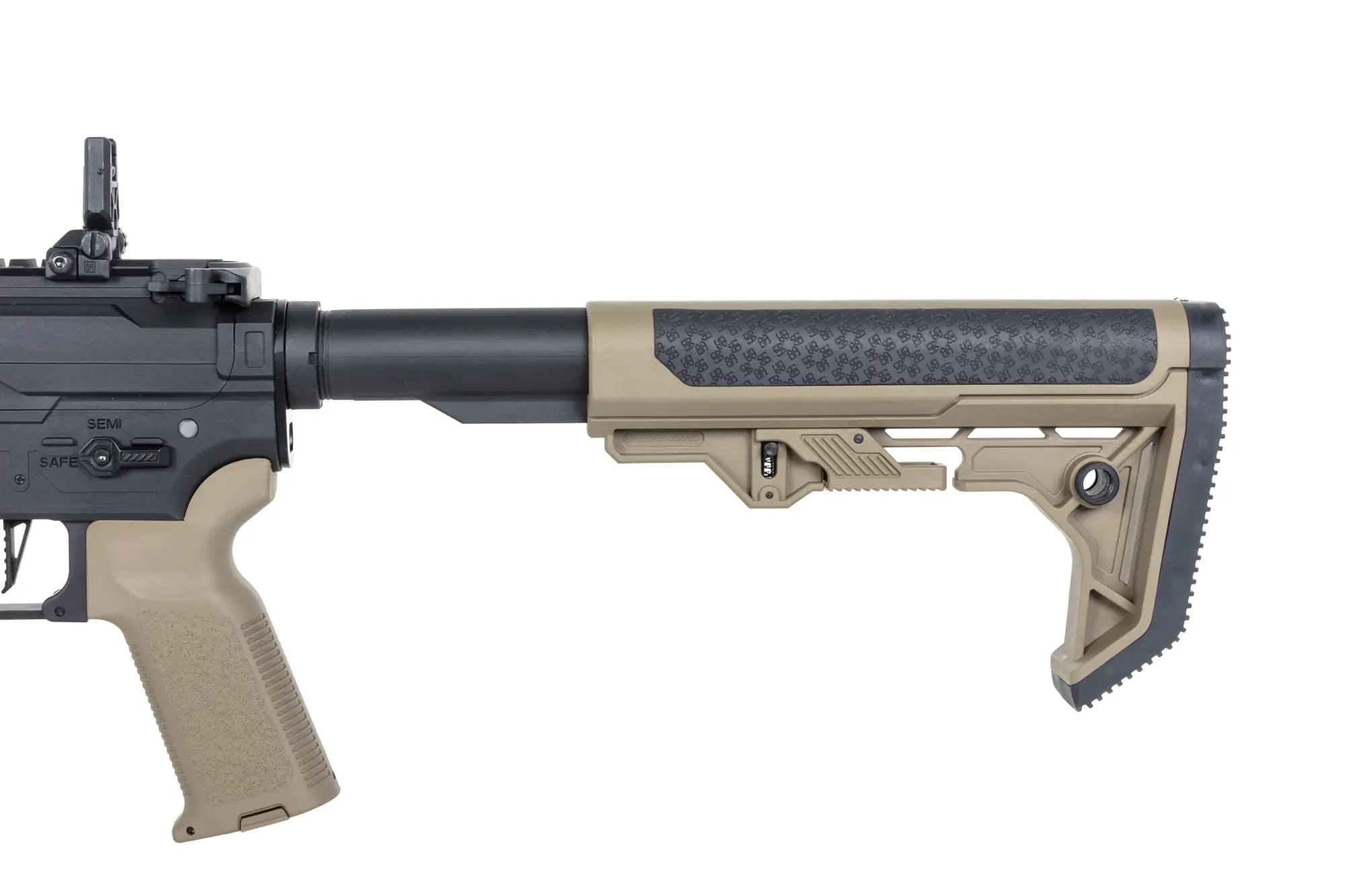 Karabinek szturmowy AEG Specna Arms SA-F05-RL Flex Light Ops Stock New Receiver HAL ETU Gen. 2 - Half-Tan