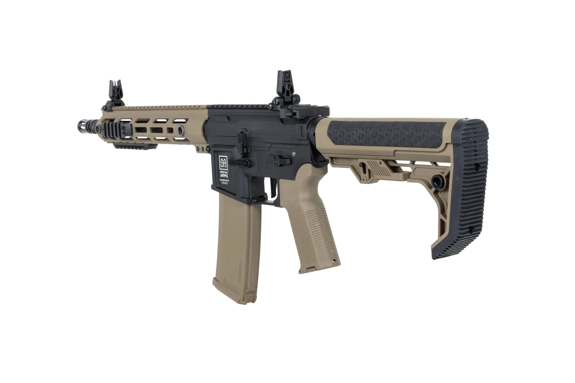 Karabinek szturmowy AEG Specna Arms SA-F05-RL Flex Light Ops Stock New Receiver HAL ETU Gen. 2 - Half-Tan
