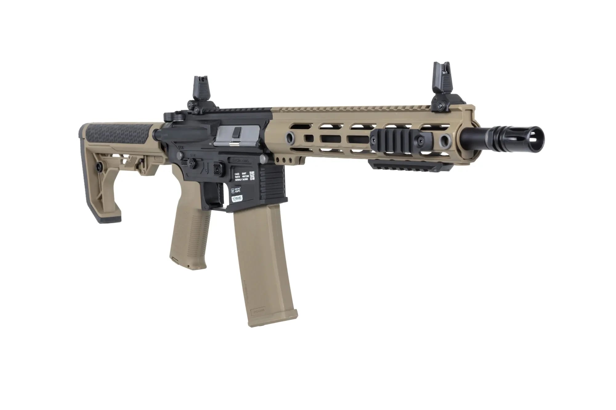 Karabinek szturmowy AEG Specna Arms SA-F05-RL Flex Light Ops Stock New Receiver HAL ETU Gen. 2 - Half-Tan