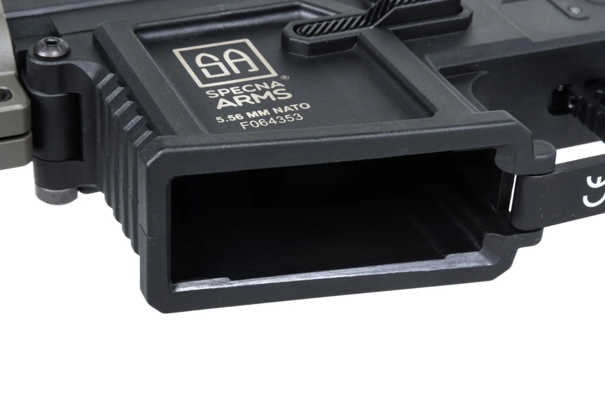 Karabinek szturmowy AEG Specna Arms SA-F05-RL Flex Light Ops Stock New Receiver HAL ETU Gen. 2 - Olive
