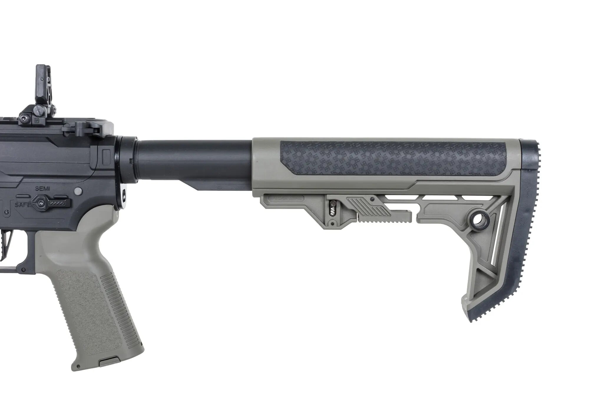 Karabinek szturmowy AEG Specna Arms SA-F05-RL Flex Light Ops Stock New Receiver HAL ETU Gen. 2 - Olive