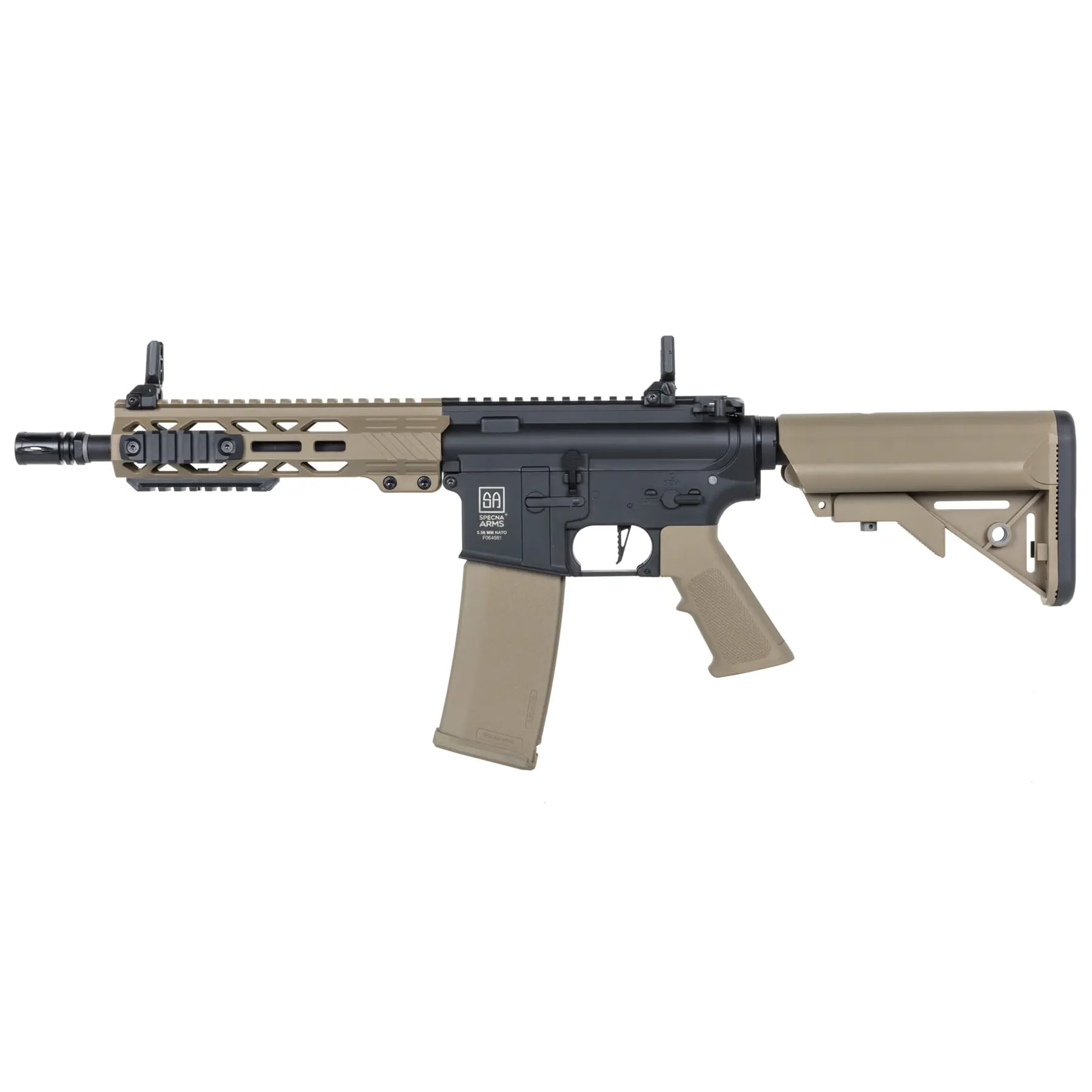 Karabinek szturmowy AEG Specna Arms SA-F08 Flex HAL ETU Gen. 2 - Half-Tan