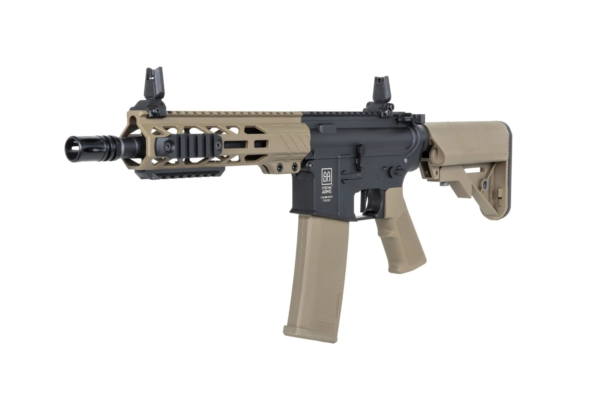 Karabinek szturmowy AEG Specna Arms SA-F08 Flex HAL ETU Gen. 2 - Half-Tan
