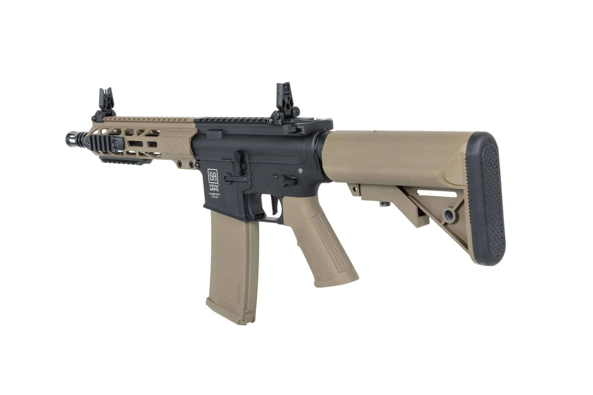 Karabinek szturmowy AEG Specna Arms SA-F08 Flex HAL ETU Gen. 2 - Half-Tan