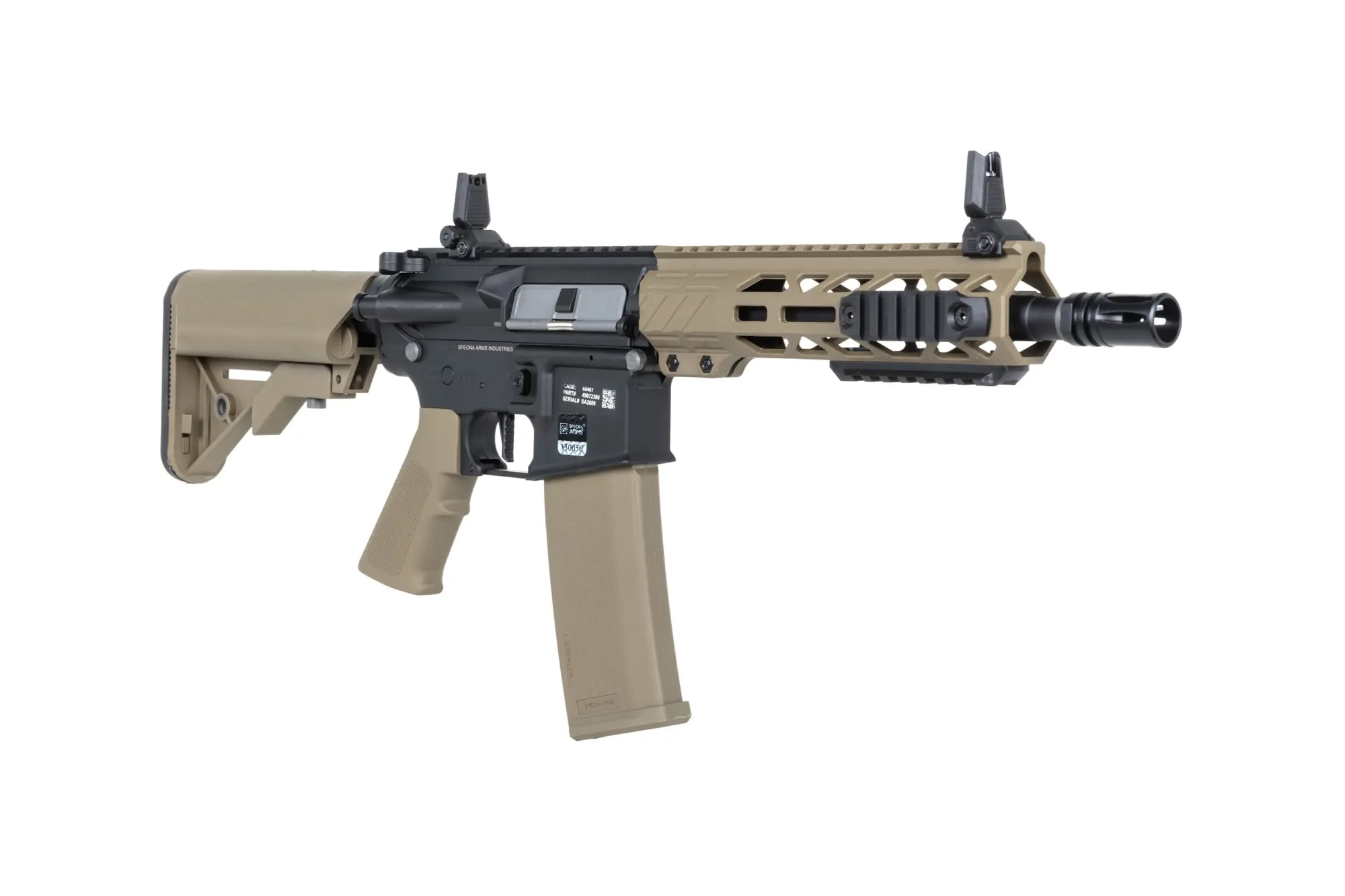 Karabinek szturmowy AEG Specna Arms SA-F08 Flex HAL ETU Gen. 2 - Half-Tan
