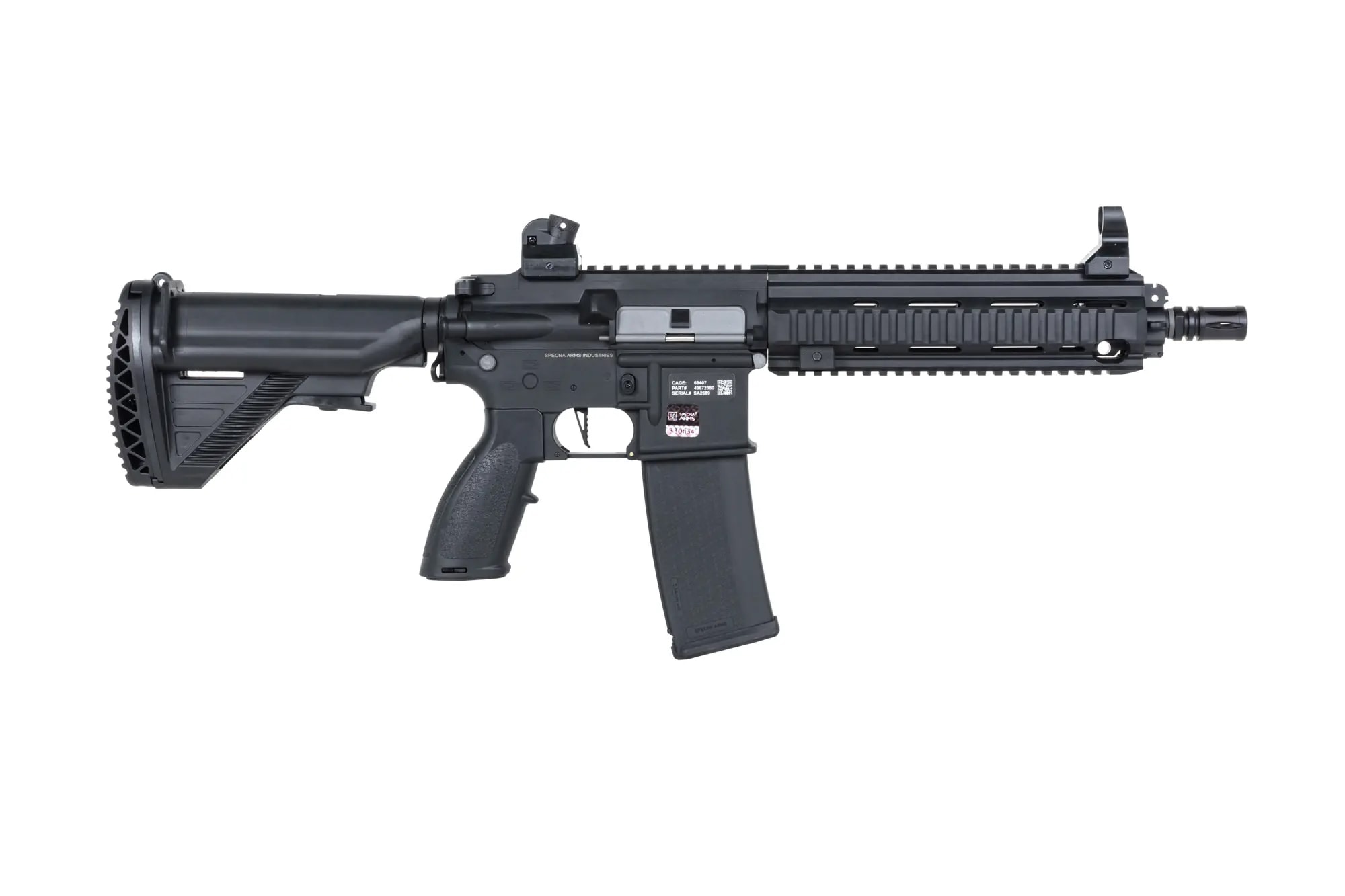 Karabinek szturmowy AEG Specna Arms SA-FH06 Flex HAL ETU Gen. 2 - Black
