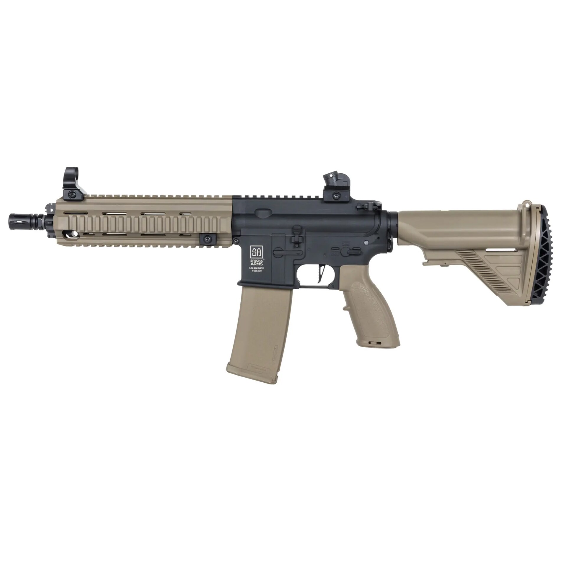 Karabinek szturmowy AEG Specna Arms SA-FH06 Flex HAL ETU Gen. 2 - Half-Tan