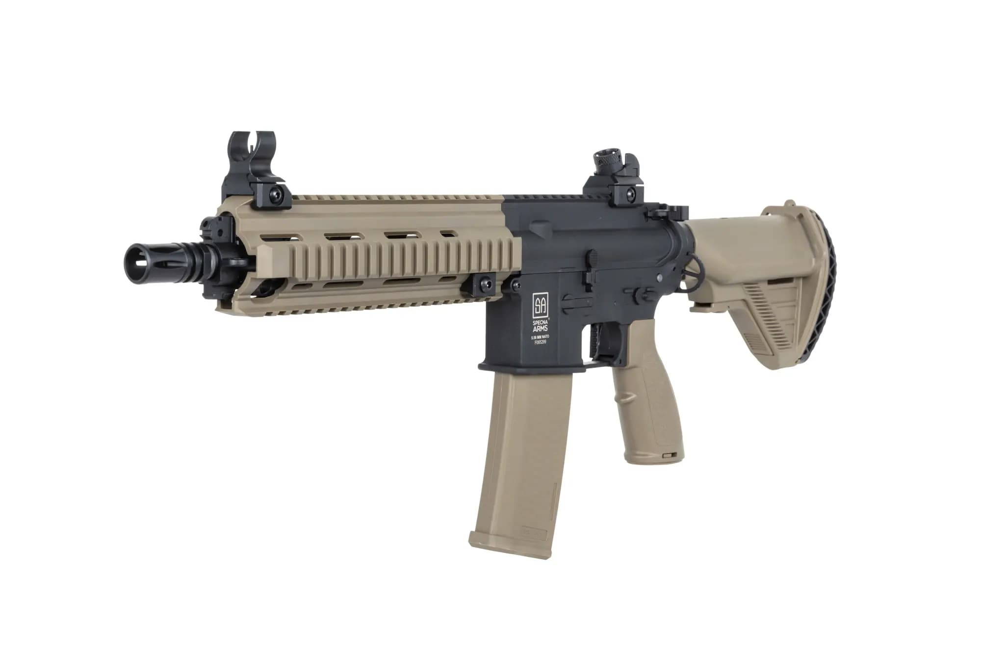 Karabinek szturmowy AEG Specna Arms SA-FH06 Flex HAL ETU Gen. 2 - Half-Tan