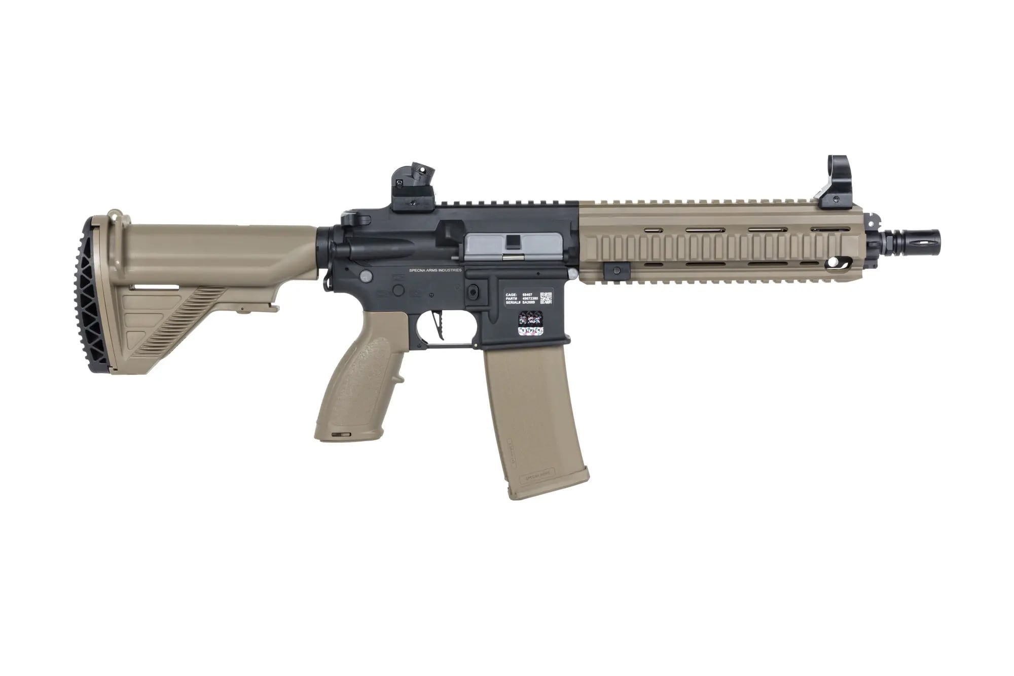 Karabinek szturmowy AEG Specna Arms SA-FH06 Flex HAL ETU Gen. 2 - Half-Tan