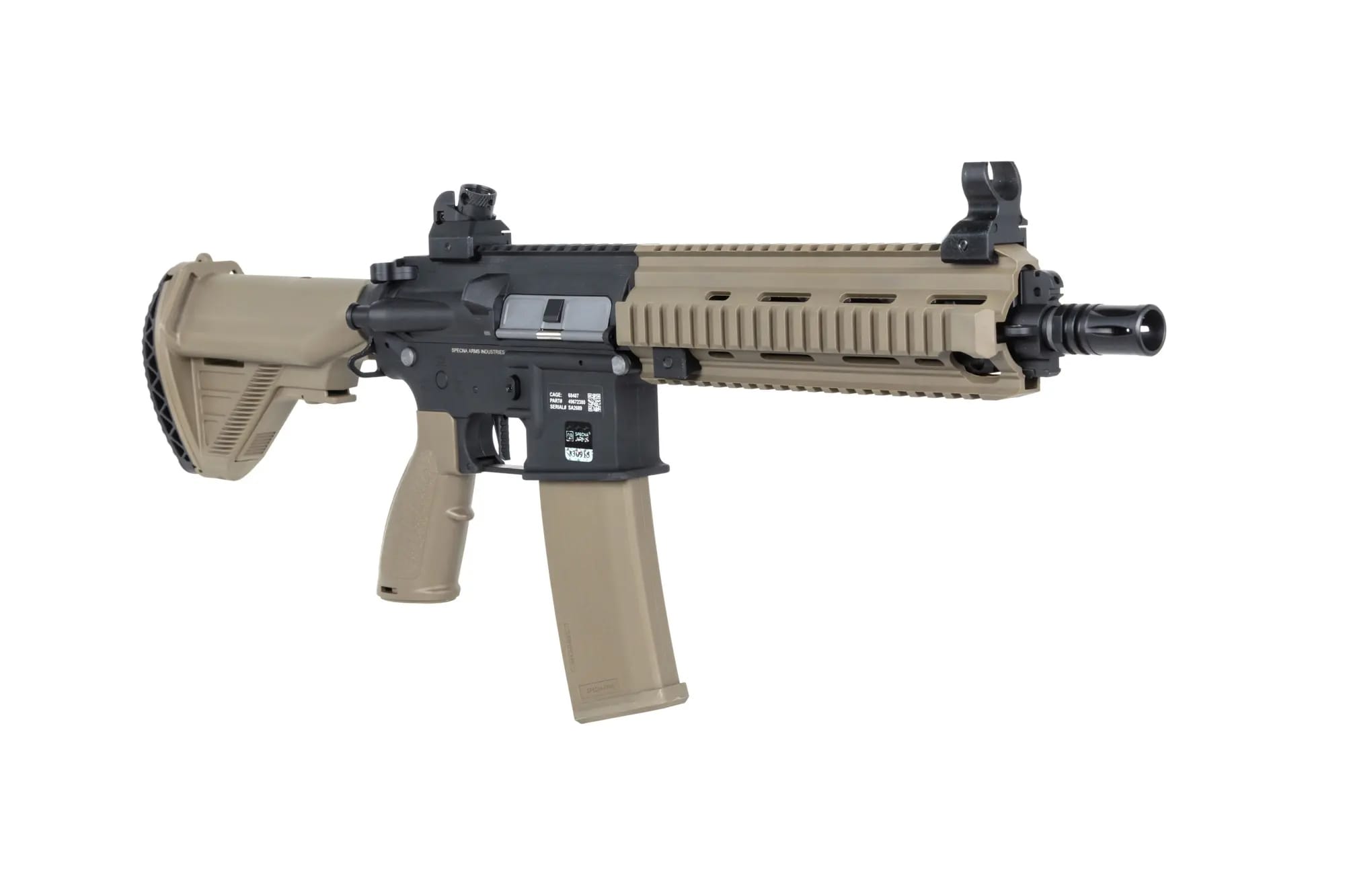 Karabinek szturmowy AEG Specna Arms SA-FH06 Flex HAL ETU Gen. 2 - Half-Tan