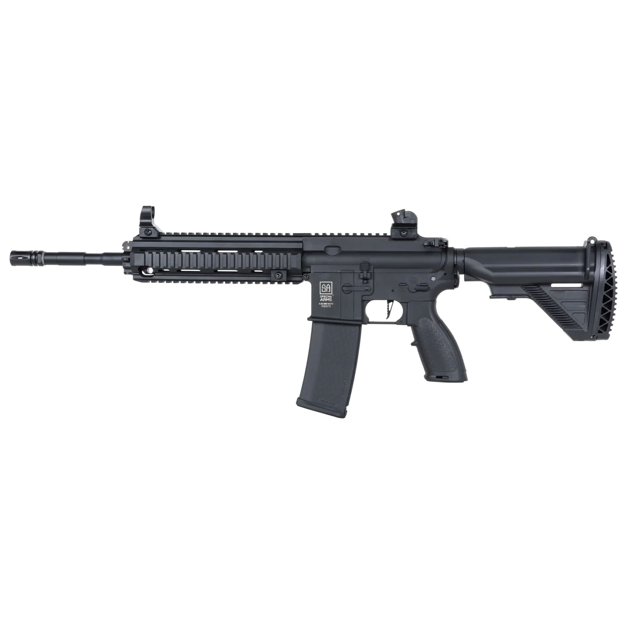 Karabinek szturmowy AEG Specna Arms SA-FH07 Flex HAL ETU Gen. 2 - Black
