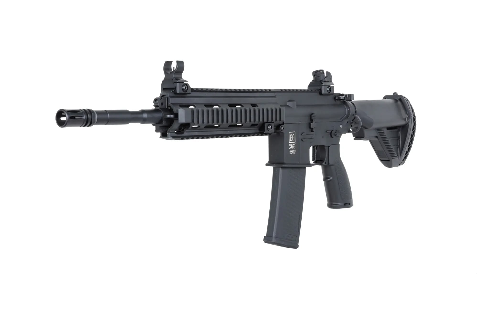 Karabinek szturmowy AEG Specna Arms SA-FH07 Flex HAL ETU Gen. 2 - Black
