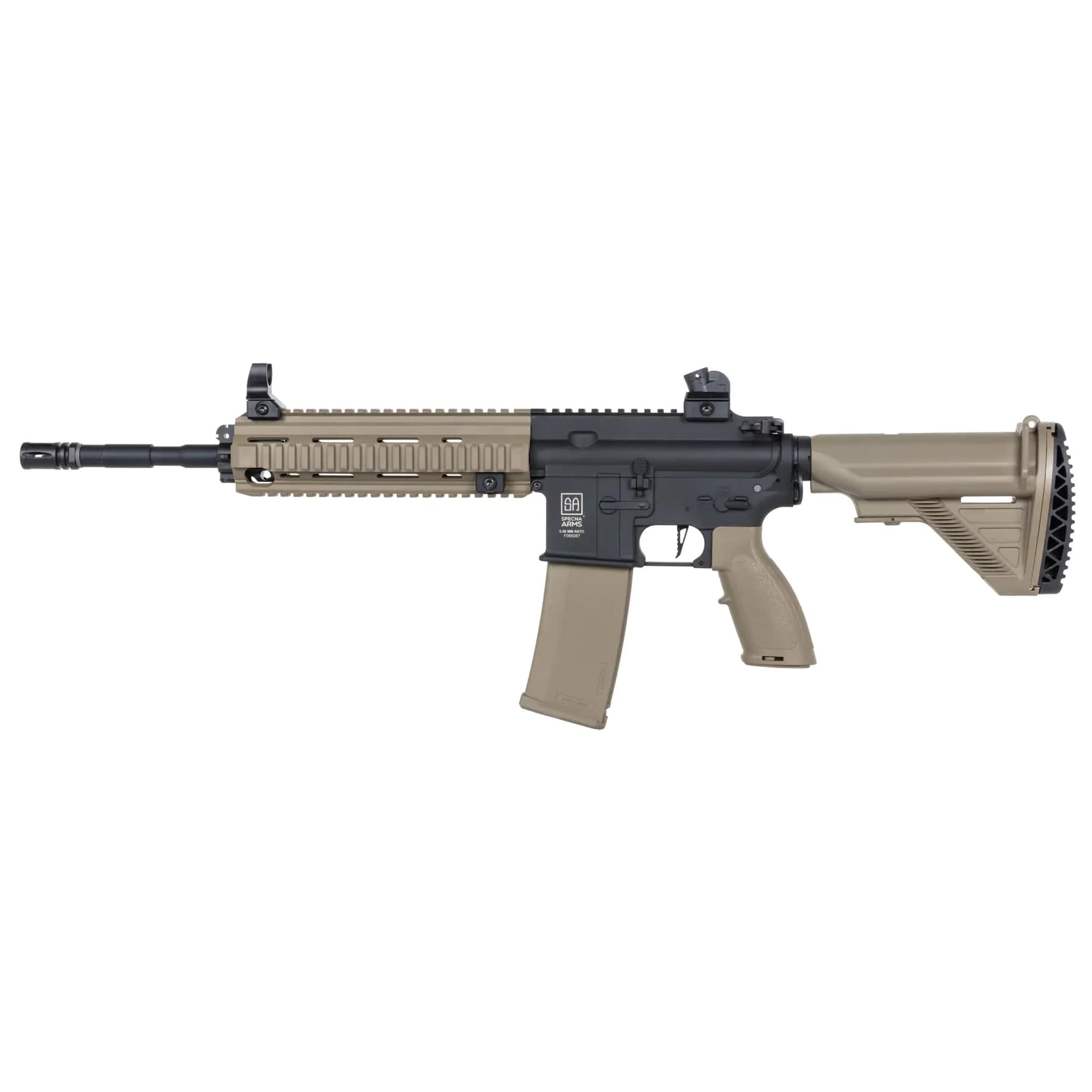 Karabinek szturmowy AEG Specna Arms SA-FH07 Flex HAL ETU Gen. 2 - Half-Tan