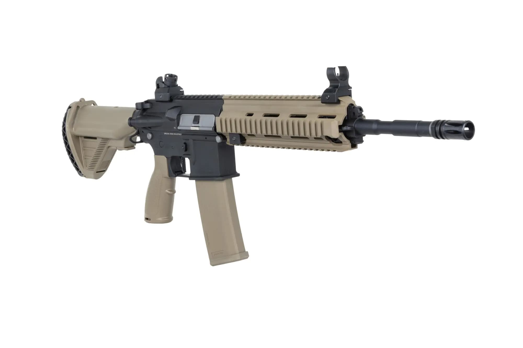 Karabinek szturmowy AEG Specna Arms SA-FH07 Flex HAL ETU Gen. 2 - Half-Tan