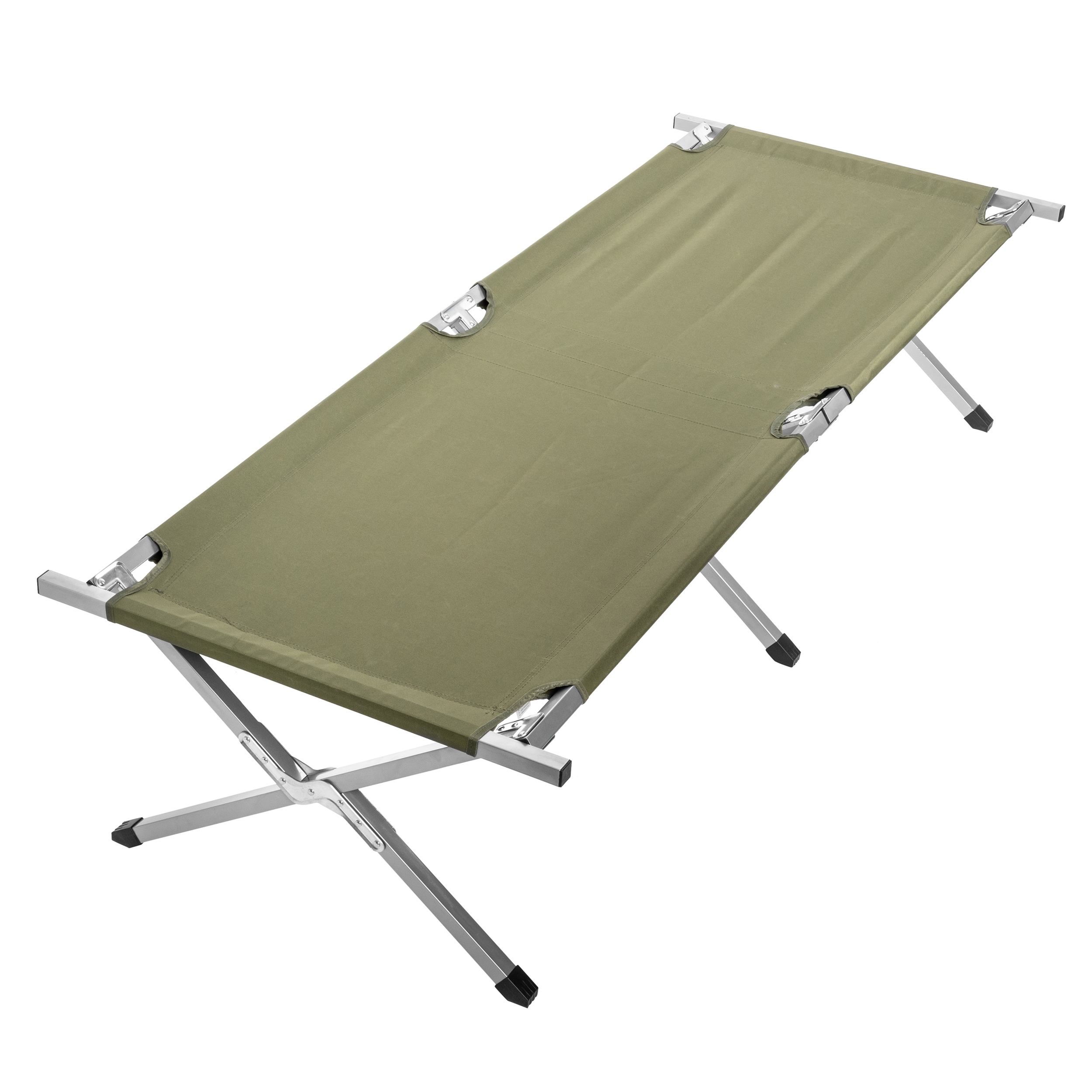 Łóżko polowe składane Mil-Tec US Style stalowe Olive - 190 x 65 cm