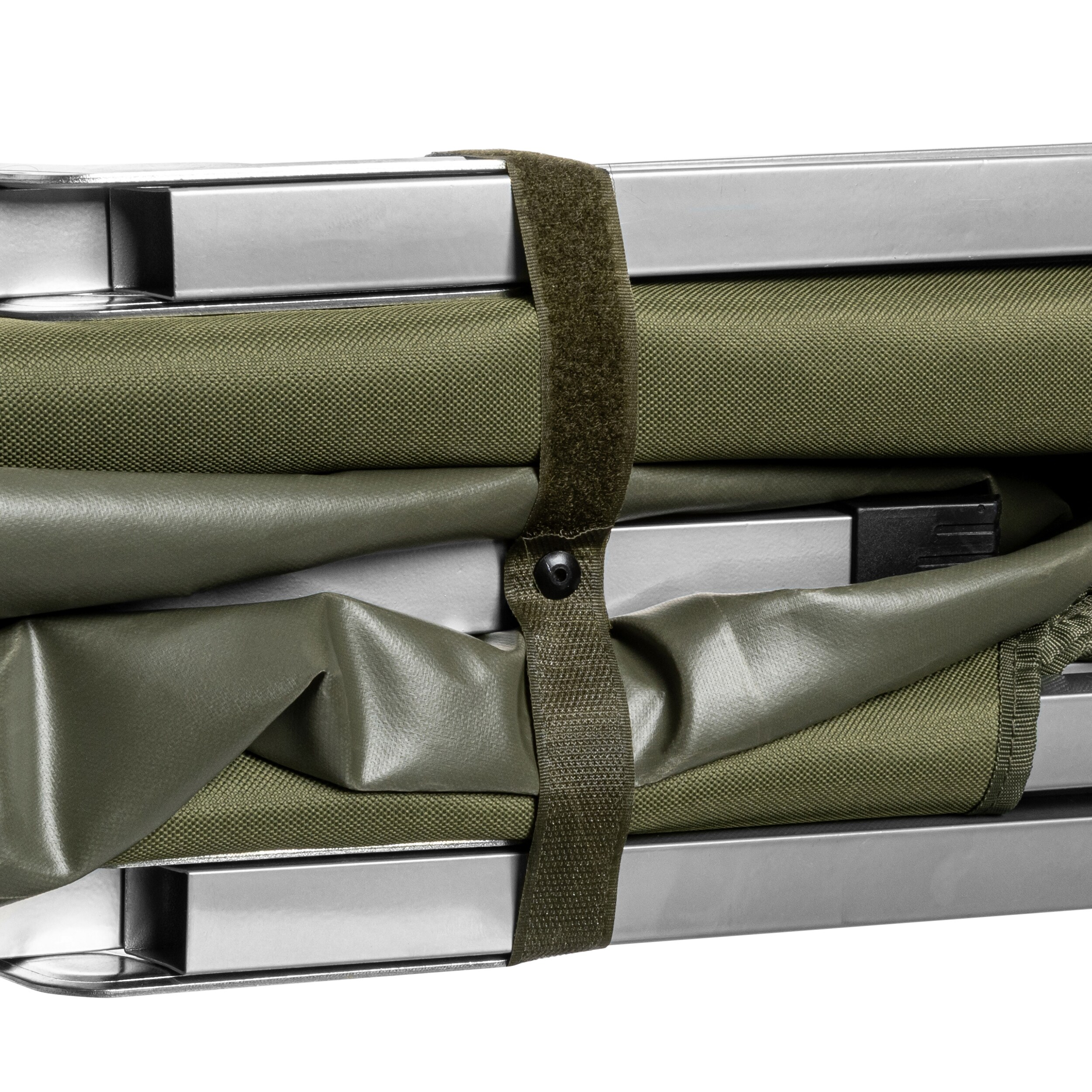 Łóżko polowe składane Mil-Tec US Style stalowe Olive - 190 x 65 cm