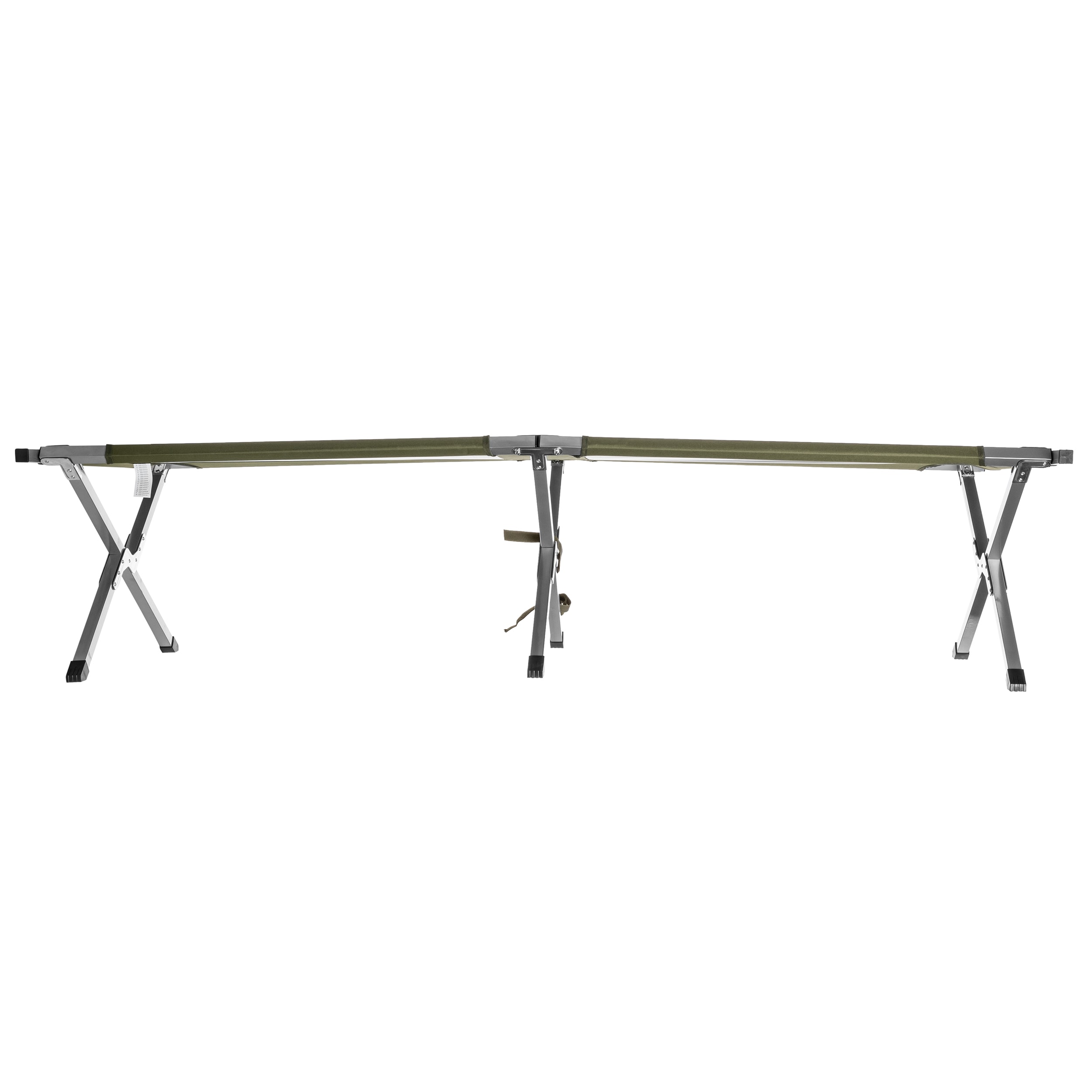 Łóżko polowe składane Mil-Tec US Style stalowe Olive - 190 x 65 cm