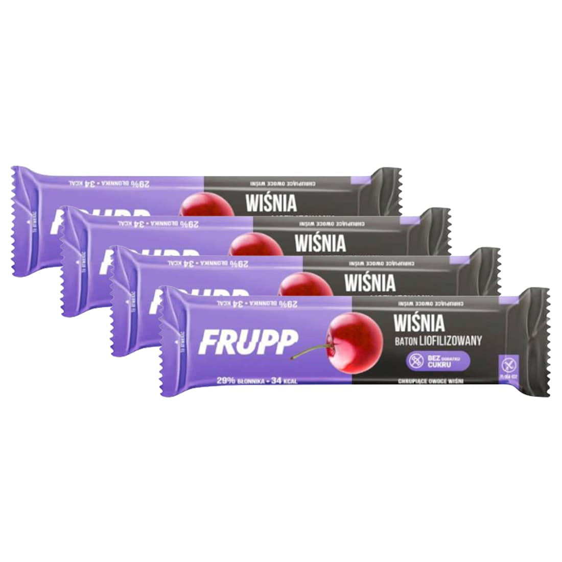 Baton liofilizowany Arpol FRUPP - wiśniowy 10 g - 4 szt.