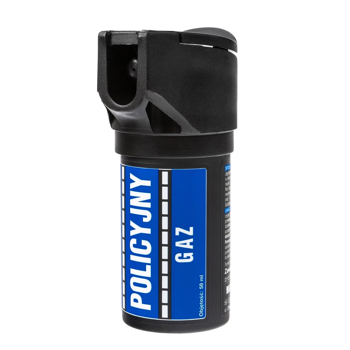 Gaz pieprzowy Policyjny 50 ml strumień + chusteczka neutralizująca Gas Relief + kabura - zestaw